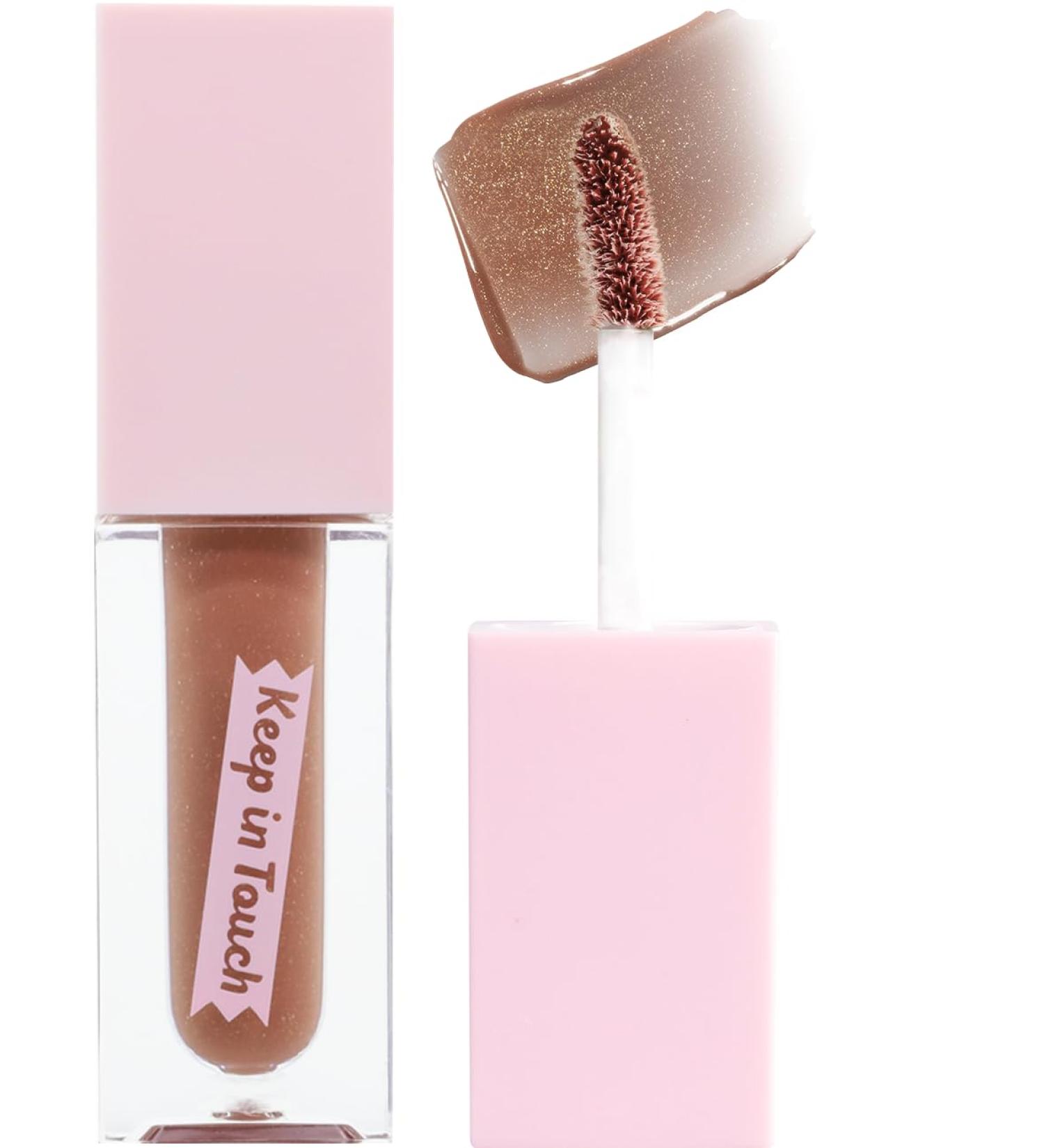 Keep In Touch Jelly Plumper Tint | Vegan Non-Sticky Korean Lip Gloss - Tea & Twinkle (Shining Gold) | Long-Lasting | Cruelty-Free - Buy Online on GoSupps.com