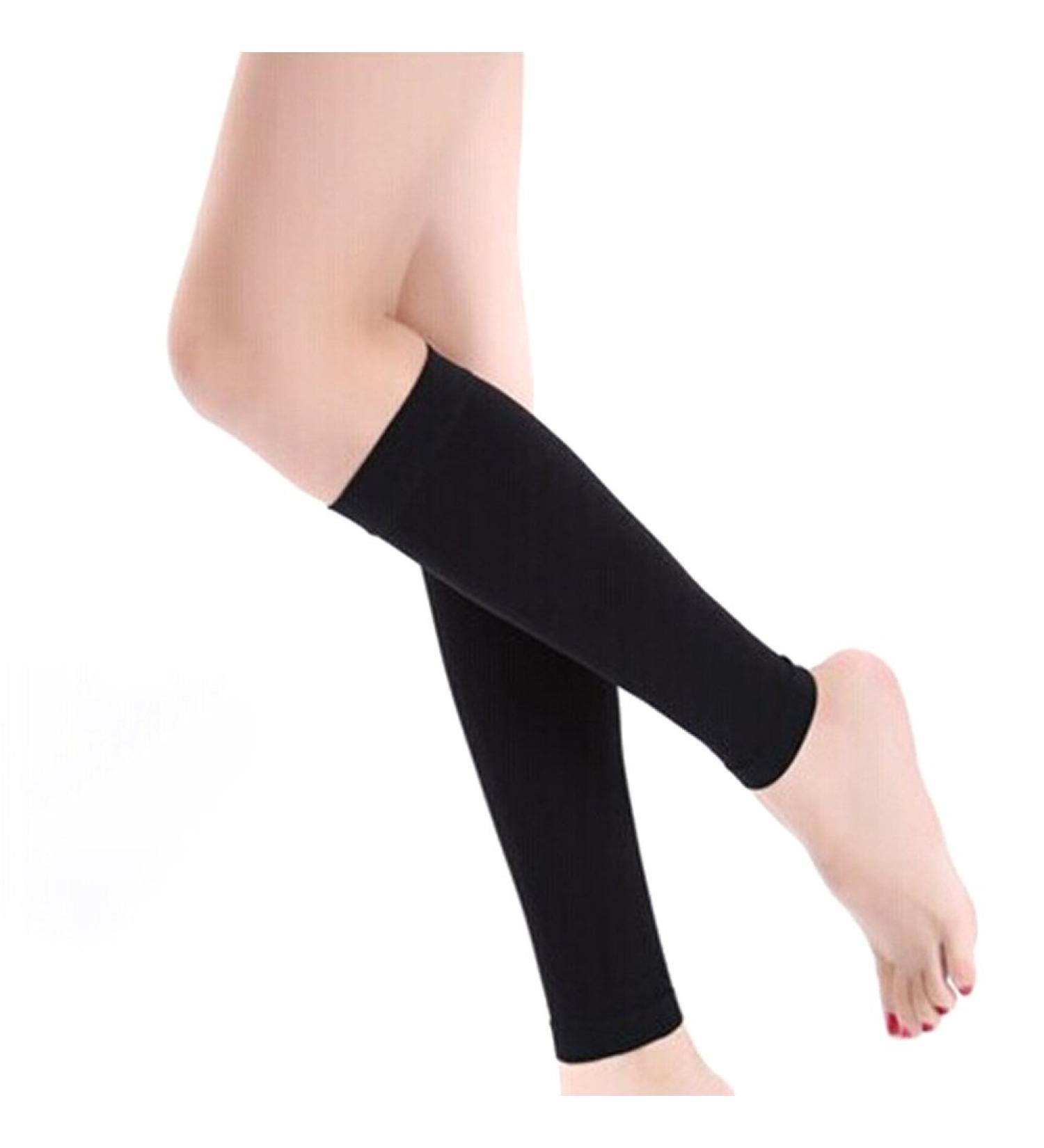 TININNA Women Breatheable Elastic Calf Slimming Compression Stockings Weight Loss Shaper DISPOSABLE Packaging