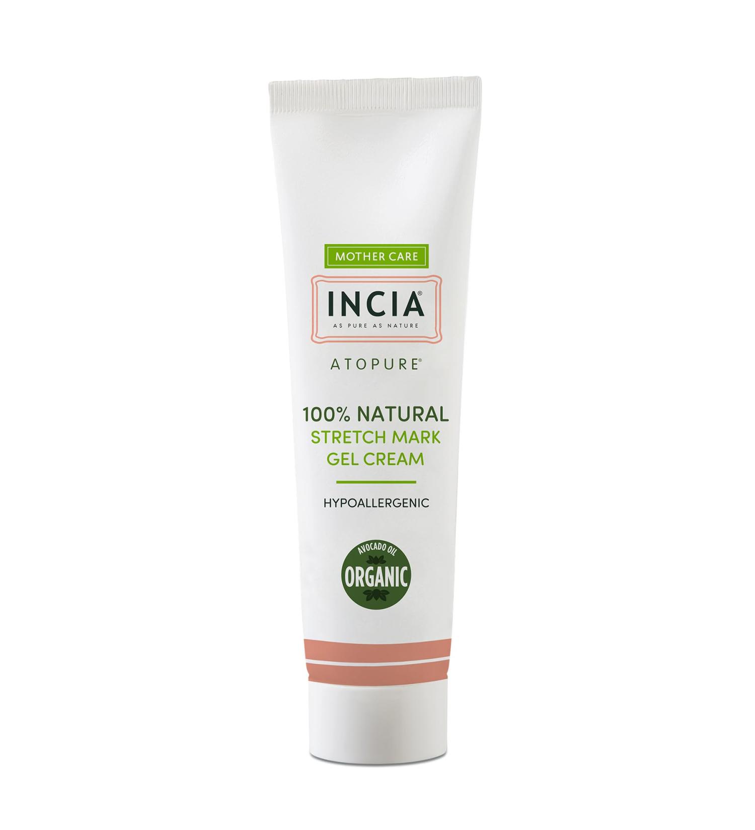 INCIA Pregnancy Belly Stretch Mark Cream - Organic Avocado Oil 75ml - Buy Online on GoSupps.com