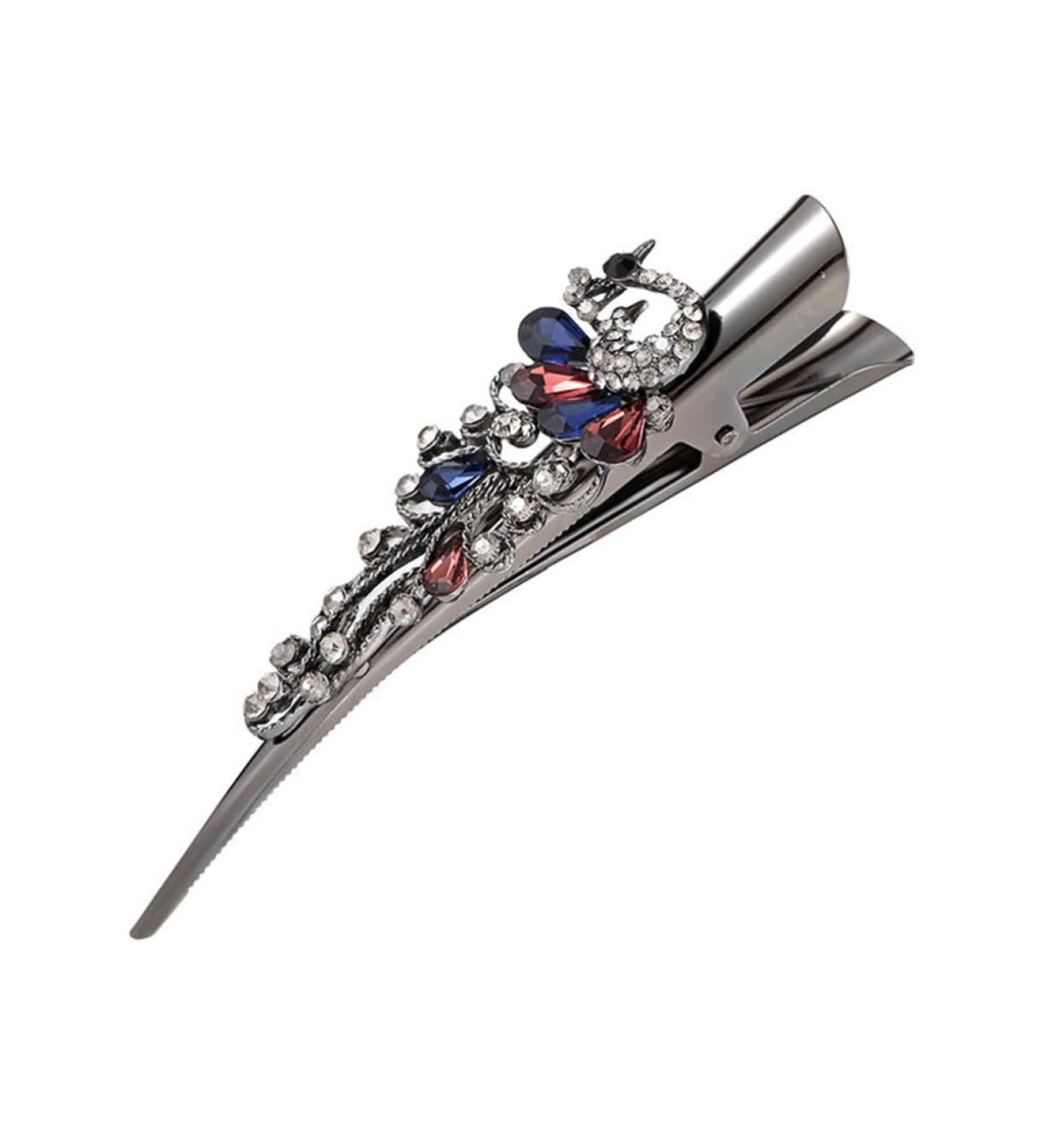 LIFKOME 1PC metallic hair clips barrettes for thick hair hair barrettes rhinestone alligator hair clips - Buy Online on GoSupps.com