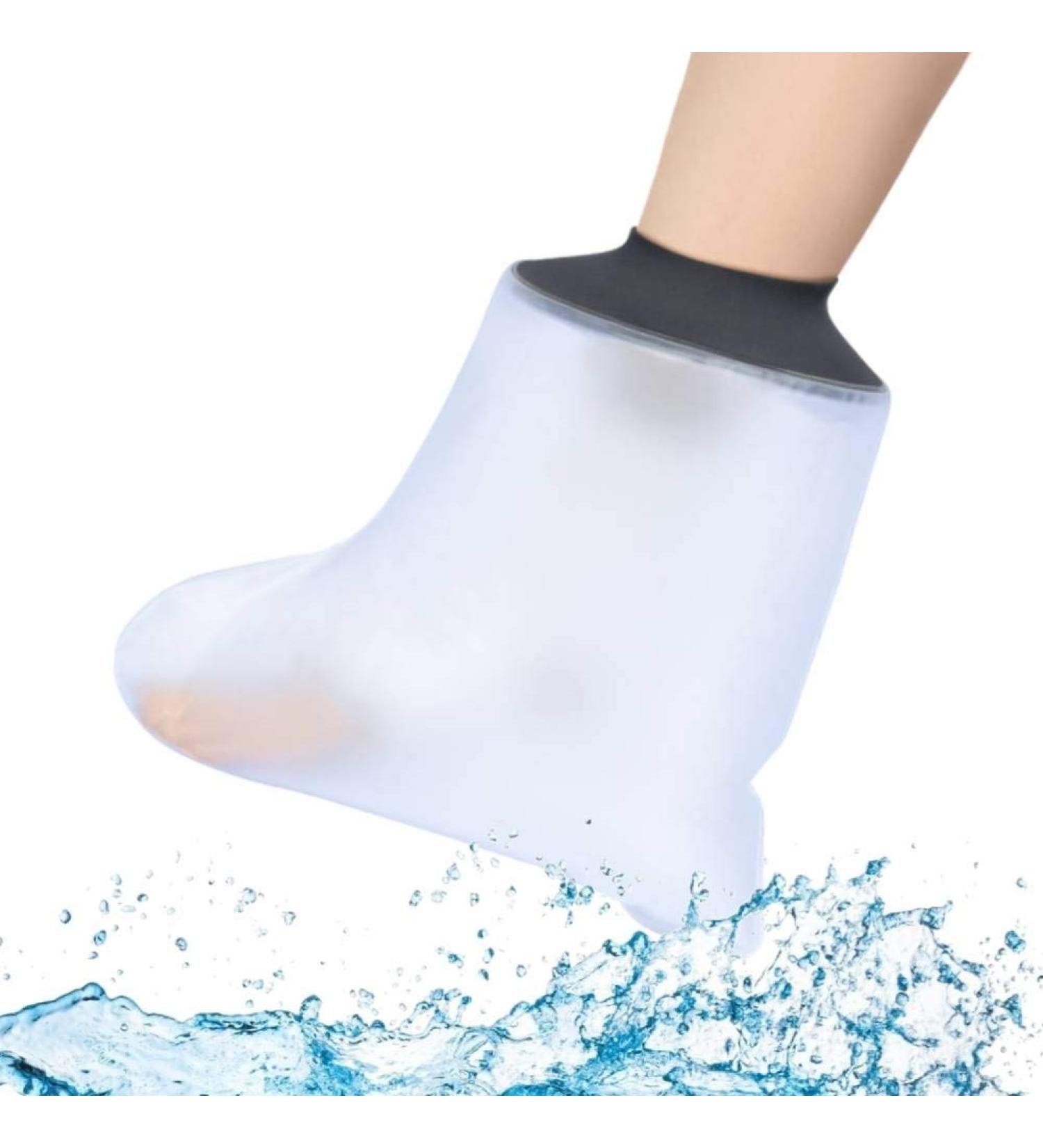 Waterproof Foot and Ankle Cast Cover - Reusable Protector for Shower, Bathing, Swimming - Adult Size 32cm - Buy Online on GoSupps.com
