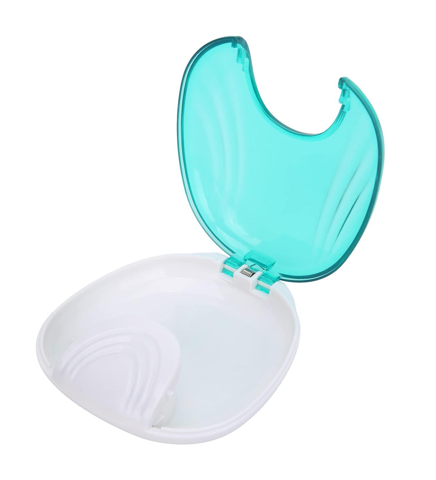 Durable Orthodontic Retainer Suitcase for Kids - Portable Denture Storage Container (Green) | Dnom Dose - Buy Online on GoSupps.com