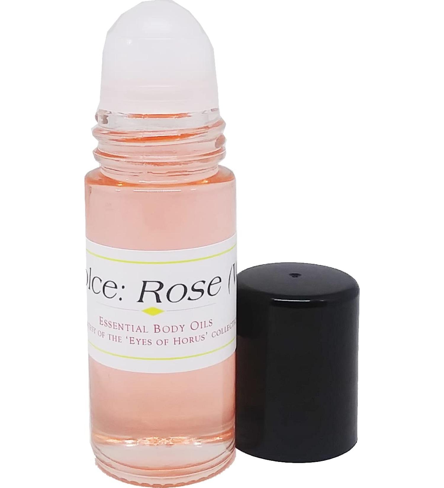 Dolce: Rose - Type For Women Scented Body Oil Fragrance Roll-On - Pink - 1 oz. - ID#34361 1 Fl Oz (Pack of 1)