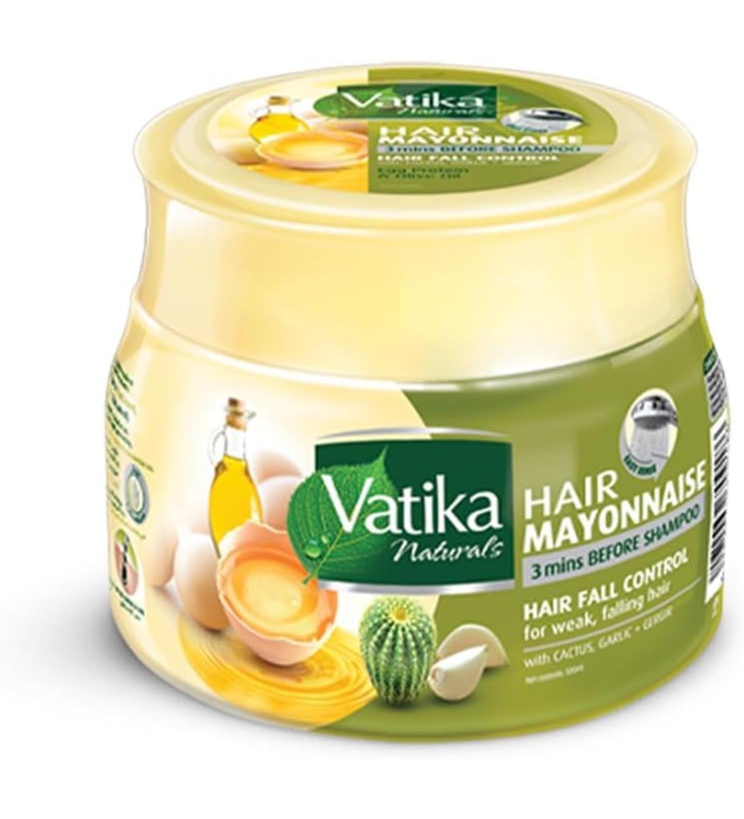 Hair Mayonnaise 3 Minutes Before Shampoo - 500ml | Nourishing Essential Oils & Egg Proteins for Hair Fall Control - Buy Online on GoSupps.com