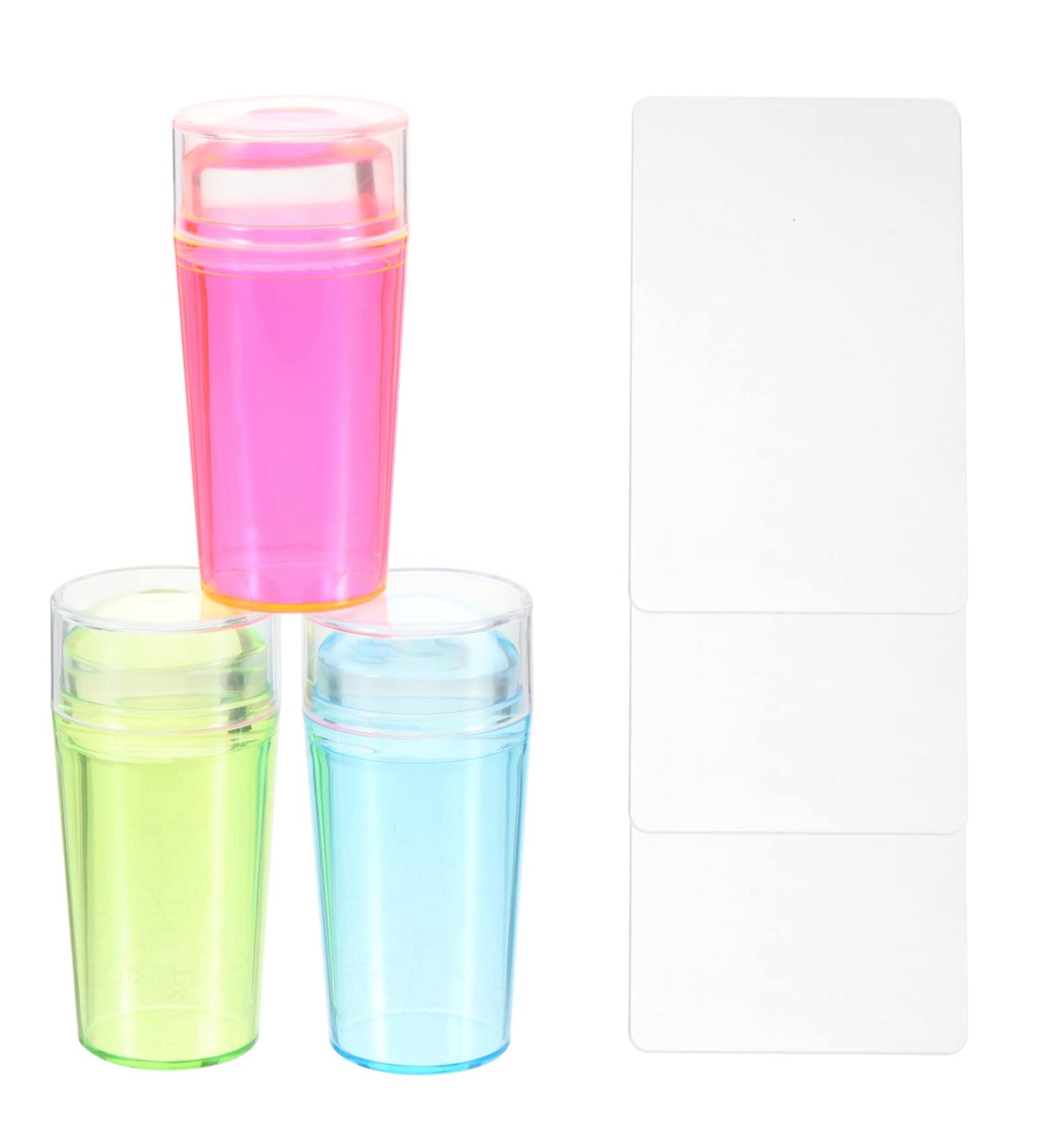 Lurrose Nail Stamp Set - Clear Card Design Nail Art Plates for Creative Prints | Jelly Nail Stamp for Unique Patterns | Perfect for Nail Art Enthusiasts - Buy Online on GoSupps.com