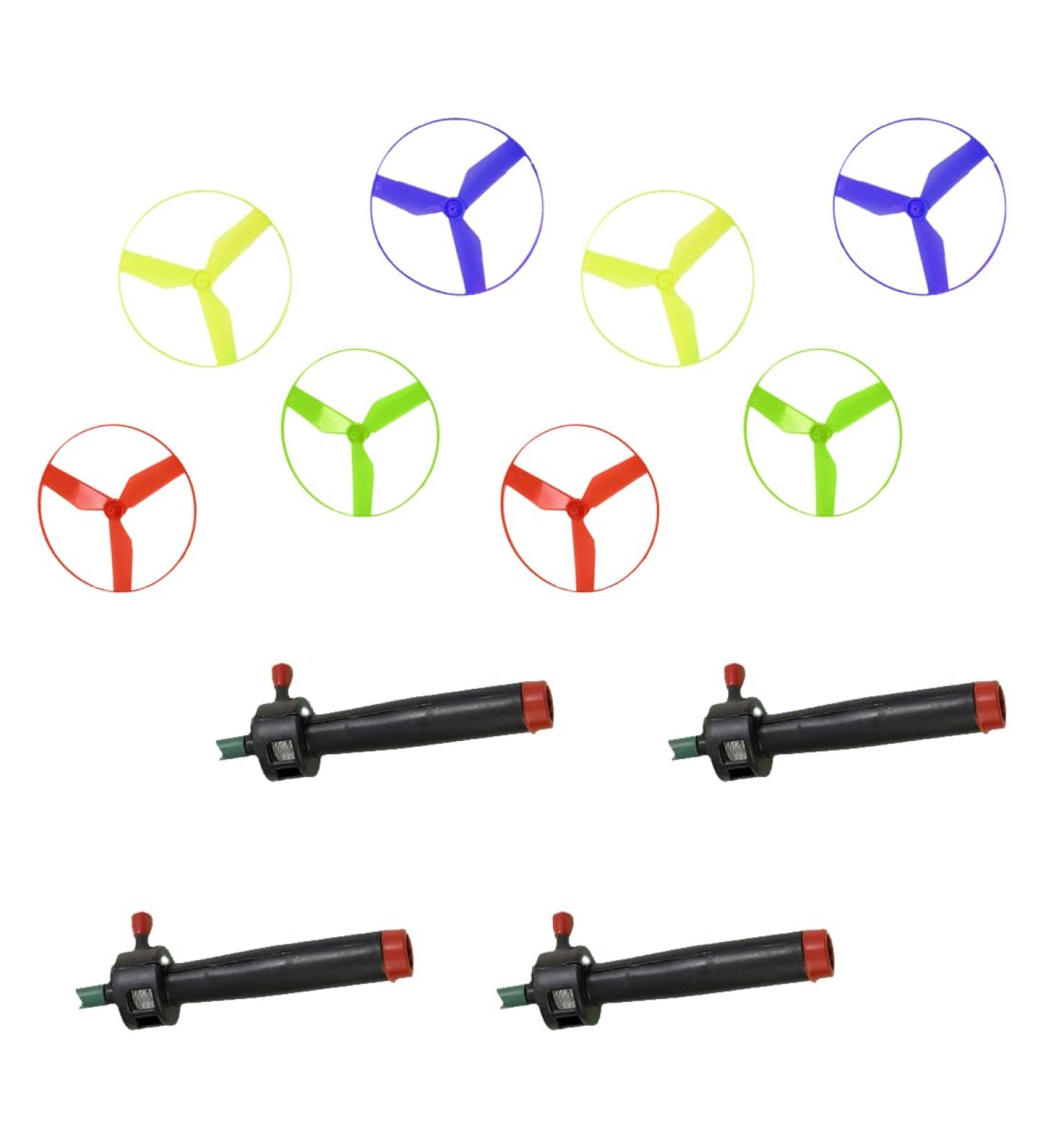 Menyiyds Propeller Game | 4 Handles & 8 Propellers | Motoric Toys for Kids 3+ | 30cm & 20cm Diameter | International Shipping - Buy Online on GoSupps.com