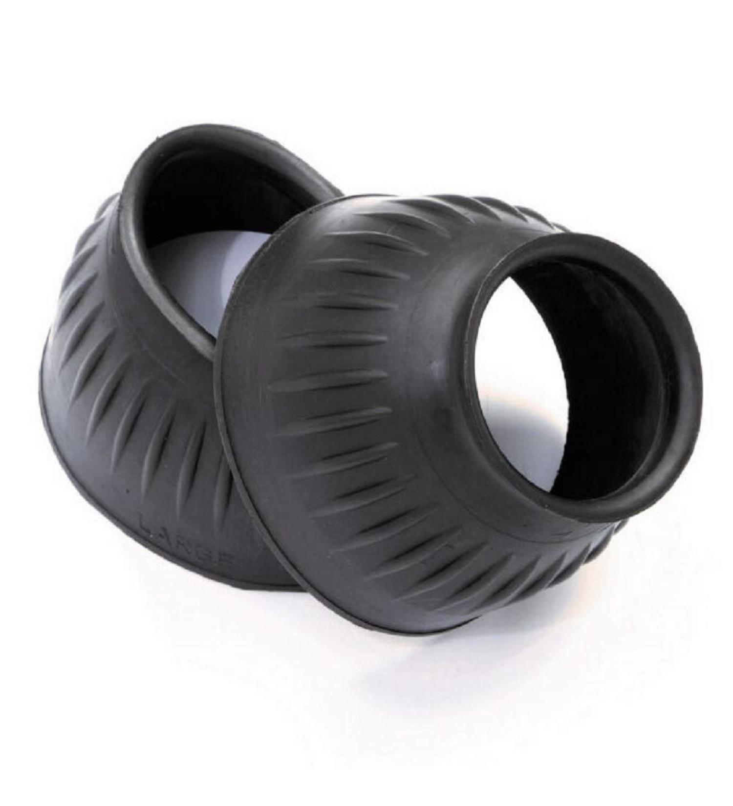 Shires Over-Reach Boots: Black: Medium