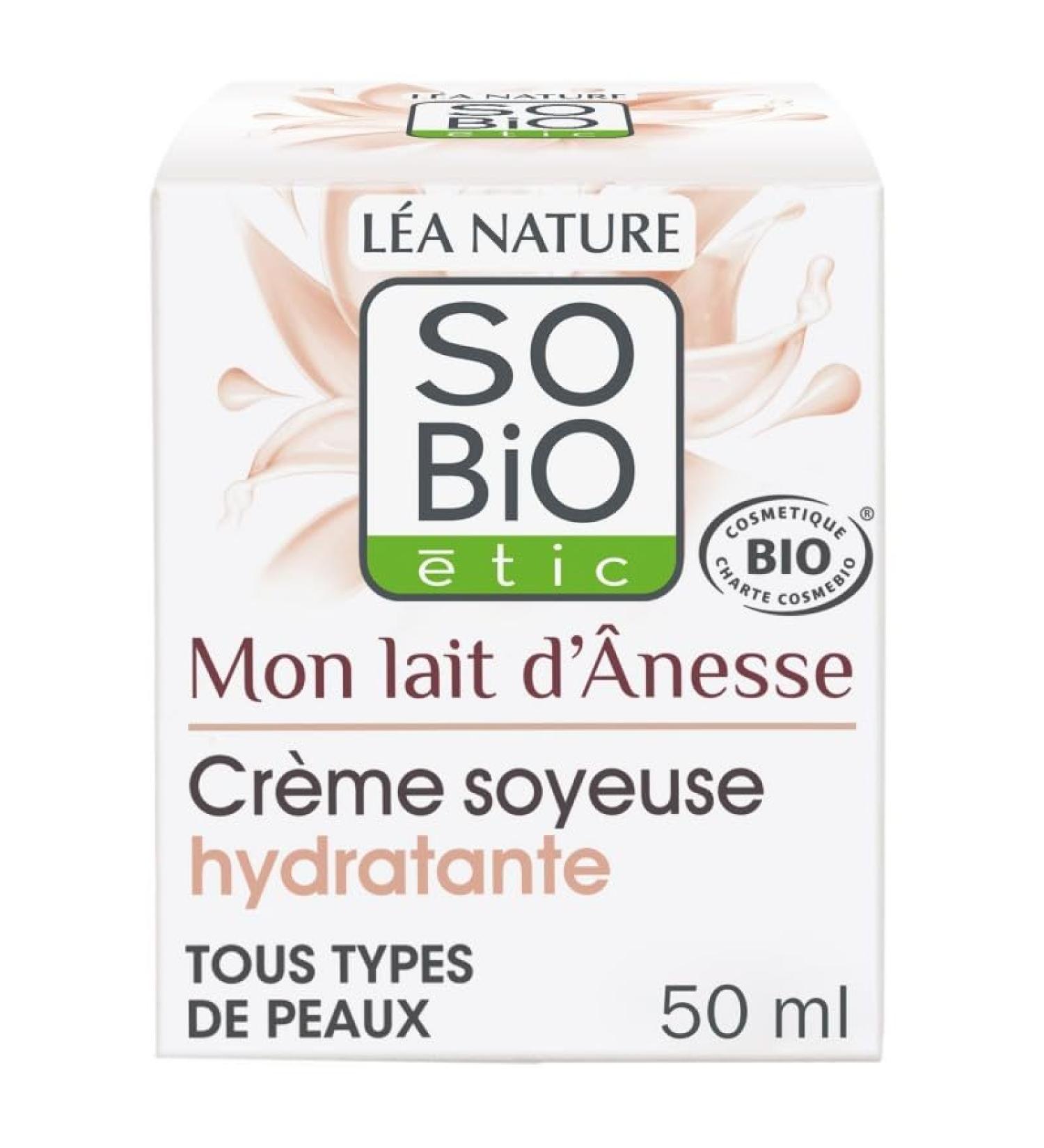 SO BIO - Cr me Soyeuse Hydratante Mon Lait D'Anesse Bio 50Ml - Lot De 2 - Vendu Par Lot - Buy Online on GoSupps.com