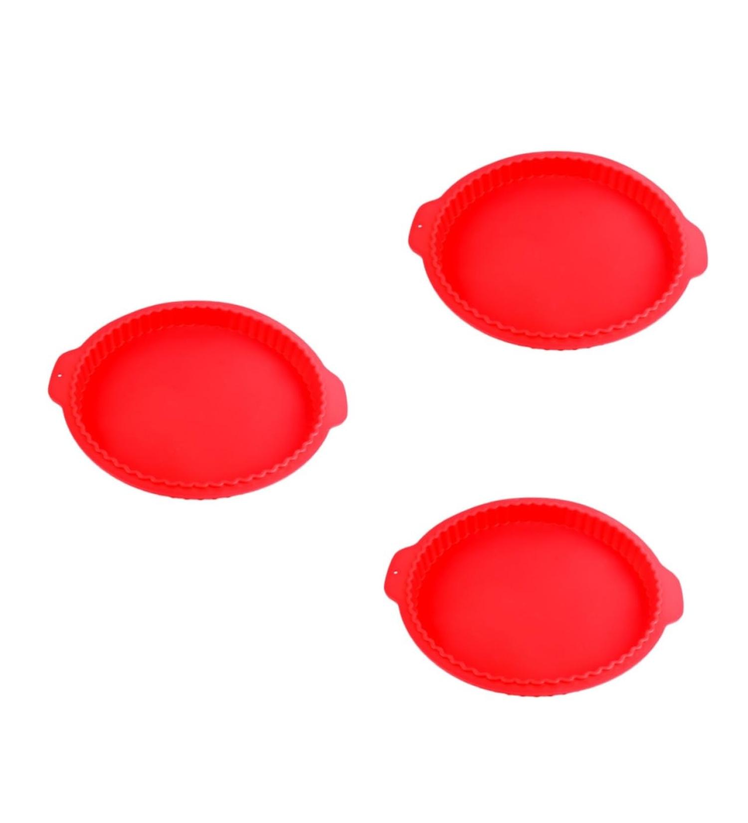 3 Pcs Candy Molds Circle Cookie Cutters Silicone Mold Chocolate Mold Chocolate Cake Round Cake Pans Fondant Molds Silicone Gummy Molds Cookie Stencils Cake Mold Birthday Cake Pizza 31 X28.5CMx3pcs Redx3pcs - Buy Online on GoSupps.com
