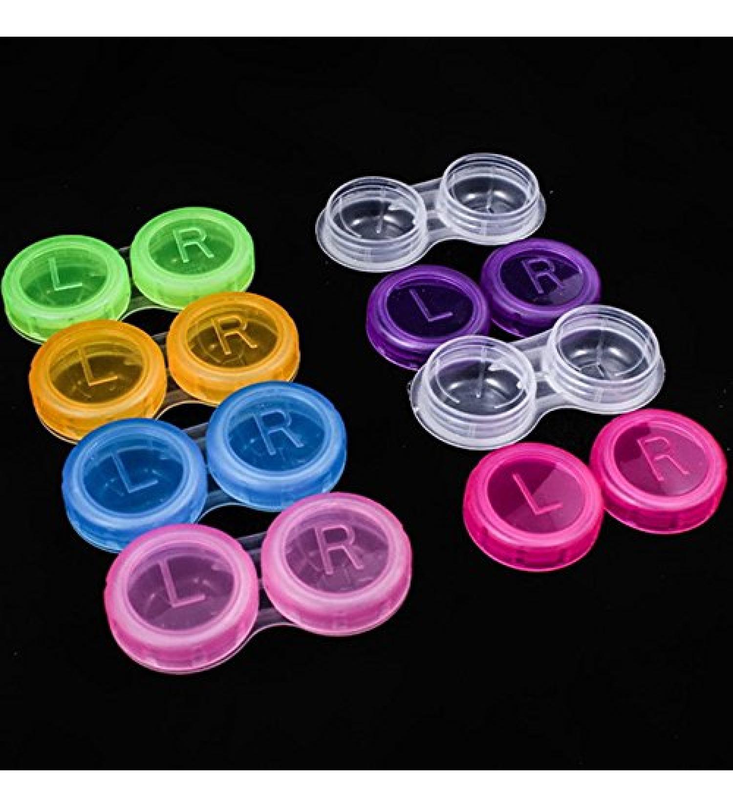 4PCS Portable Mini Contact Lens Travel Holder Storage Soaking Plastic Box Case - Buy Online on GoSupps.com
