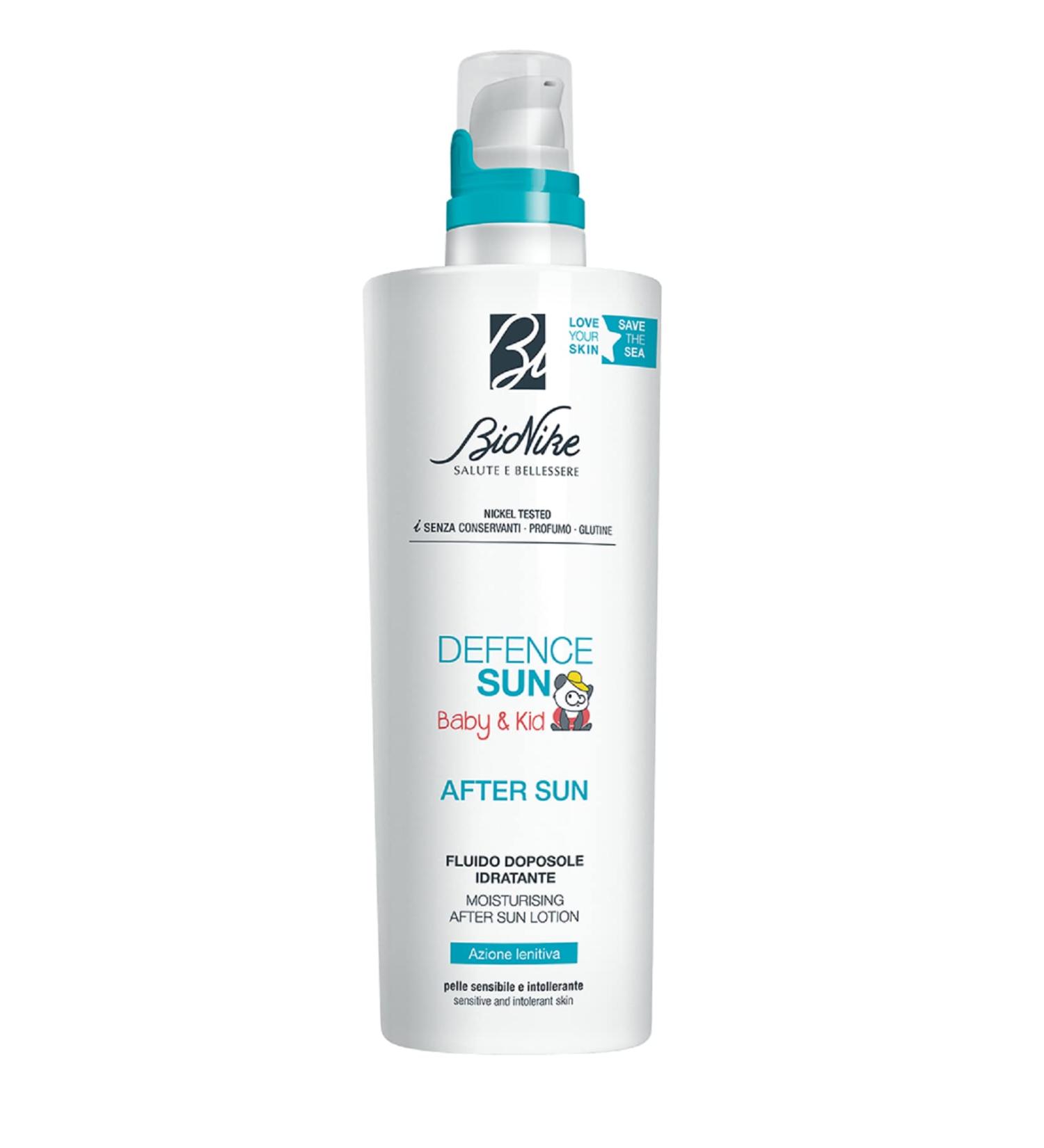 BioNike Defence Sun Baby & Kid Moisturizer | 200ml | Gentle After-Sole Care for Delicate Children's Skin - International Shipping Available - Buy Online on GoSupps.com