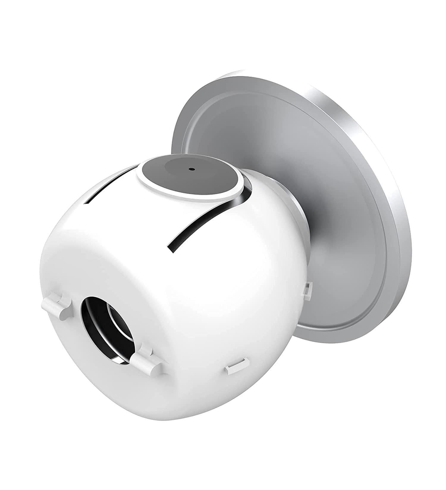 QT BABY Universal Fit Door Knob Covers - Childproofing Safety Cover for Kids - Upgraded Design, Easy Grip, White, Round Shape - Pack of 8 - Buy Online on GoSupps.com