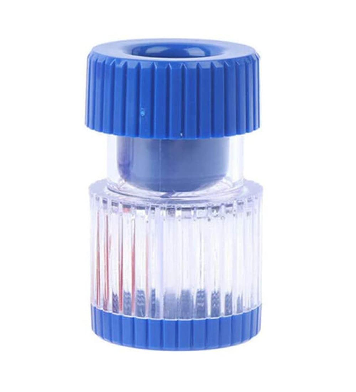 Portable Pill Crusher Container - Multifunctional Plastic Grinder for Tablet Storage and Grinding (Blue) - Buy Online on GoSupps.com