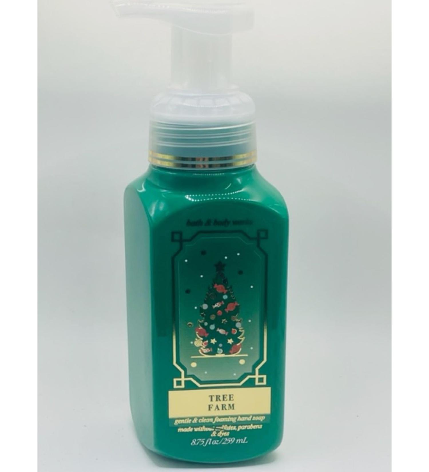 Tree Farm Gentle Foaming Hand Soap 8.75 Ounce Full Size Pump Bottle White Barn