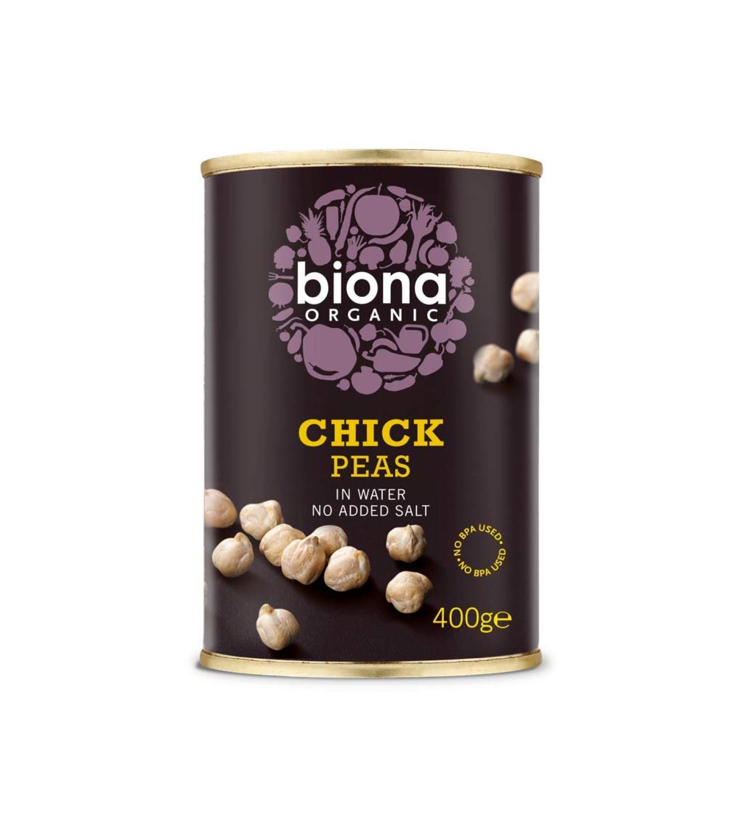 Biona Biona - Chickpeas - 400g x 6