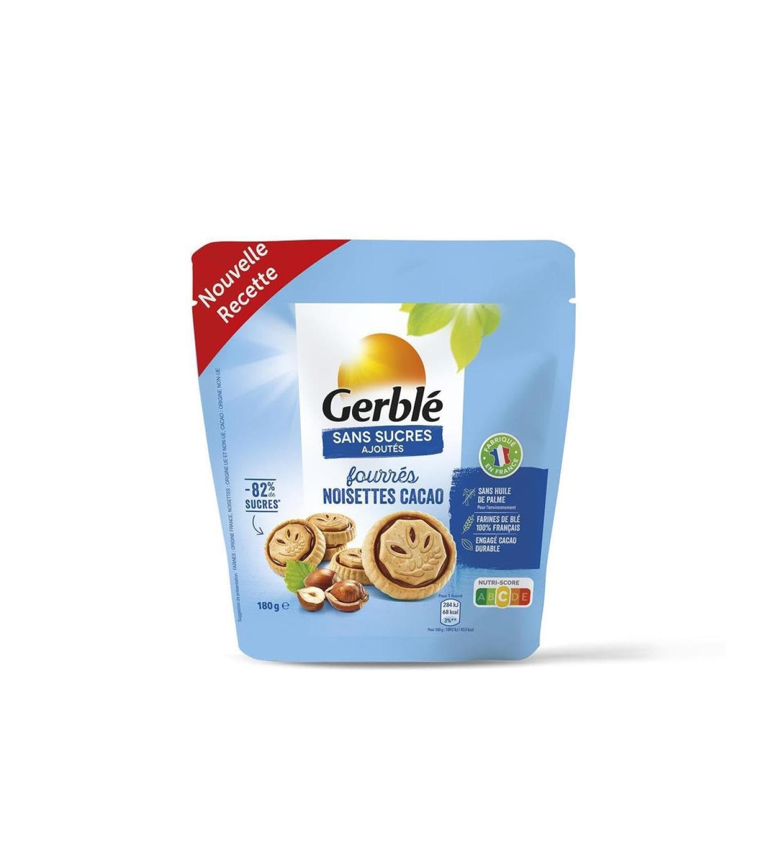  G n rique GERBL - Gerbl Biscuit with Hazelnut Filling Cocoa 180 g - 180 g - Pack of 3 - Sold as a Lot - Buy Online on GoSupps.com