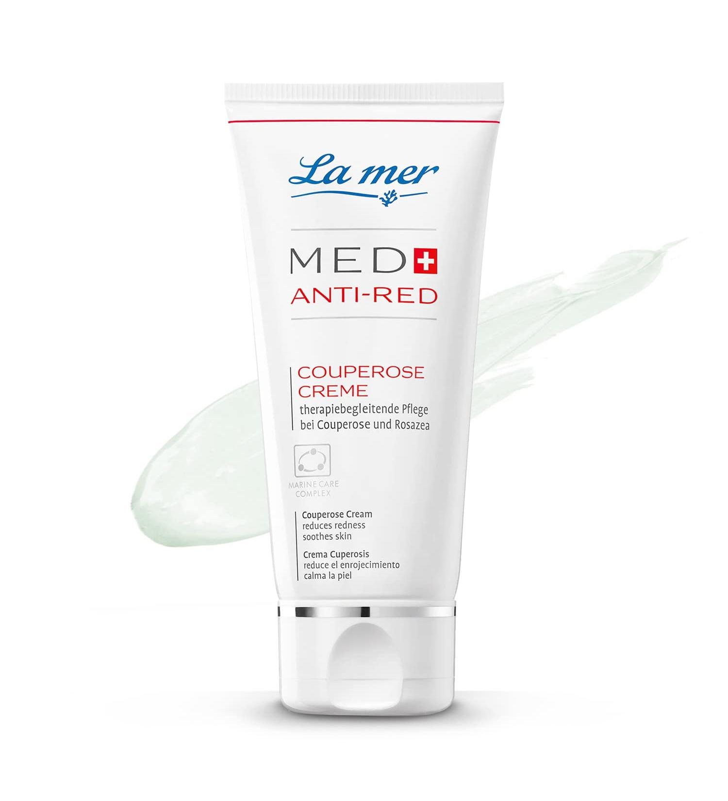  La Mer La Mer MED+ Anti-Redness Cream for Rosacea Day and Night Reduces facial redness Intensive care for irritated skin 50 ml - Buy Online on GoSupps.com