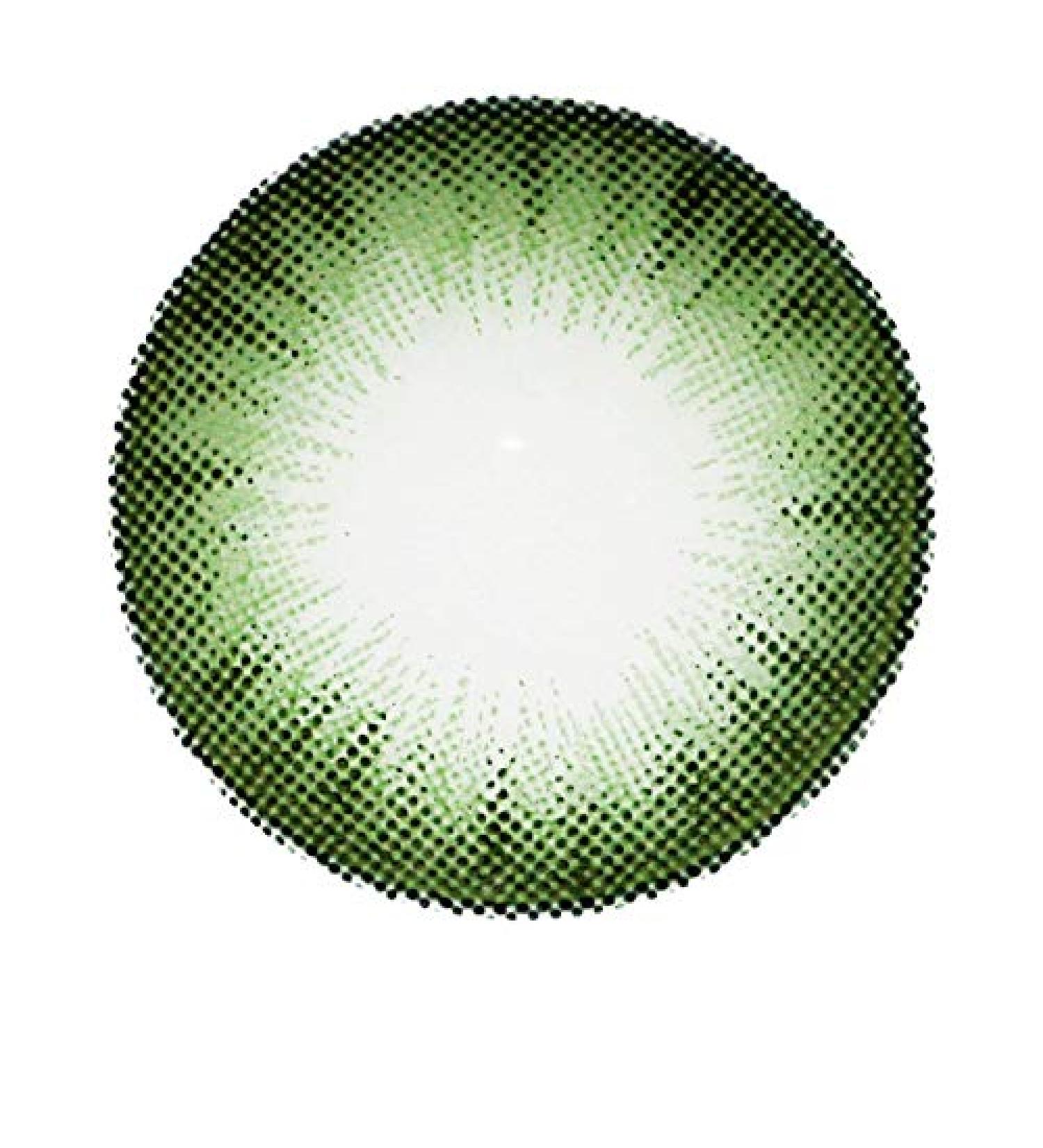 Buy Matlens Trendy Colored Contact Lenses - Starch Green Extra Bella Big Eyes - A83 Circle Lens with Care Kit (0.5 Dioptria 8.7mm) - International Shipping Available - Buy Online on GoSupps.com