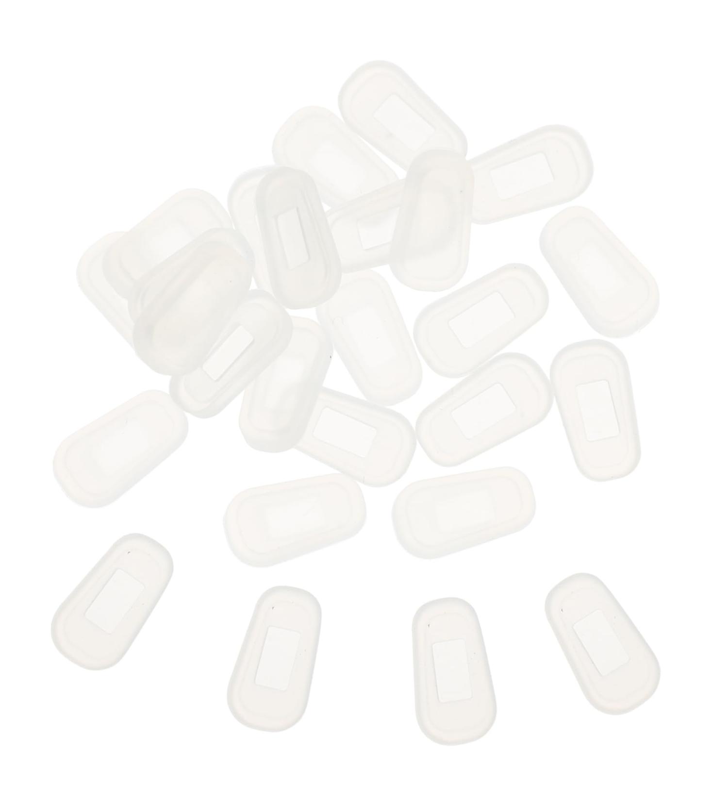 Gleavi 24 Pairs Silicone Nose Pads for Glasses - Soft Ruckable Gel Nasal Clamps for All-Day Comfort - Buy Online on GoSupps.com