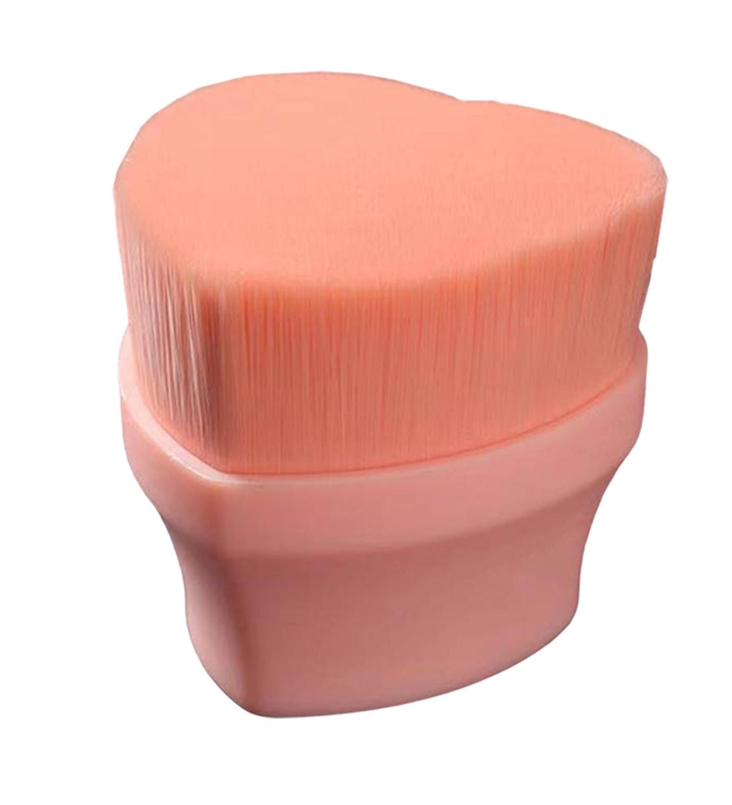 Sunscreen Applicator Brush Liquid Foundation Brush Face Brush Make Up Brush Heart-Shaped Powder Makeup Tools Cosmetic Applicator For Kids And Adult Pink - Buy Online on GoSupps.com