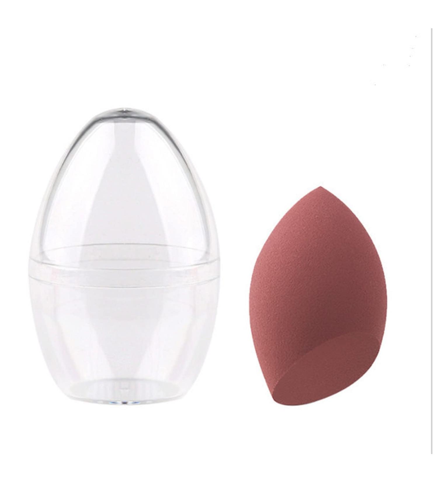 Makeup Sponge Makeup Sponge Puff Egg Microfiber Face Sponge Face Foundation Concealer Cosmetic Powder Sponge Makeup Sponge Holder(Brown-QM) - Buy Online on GoSupps.com