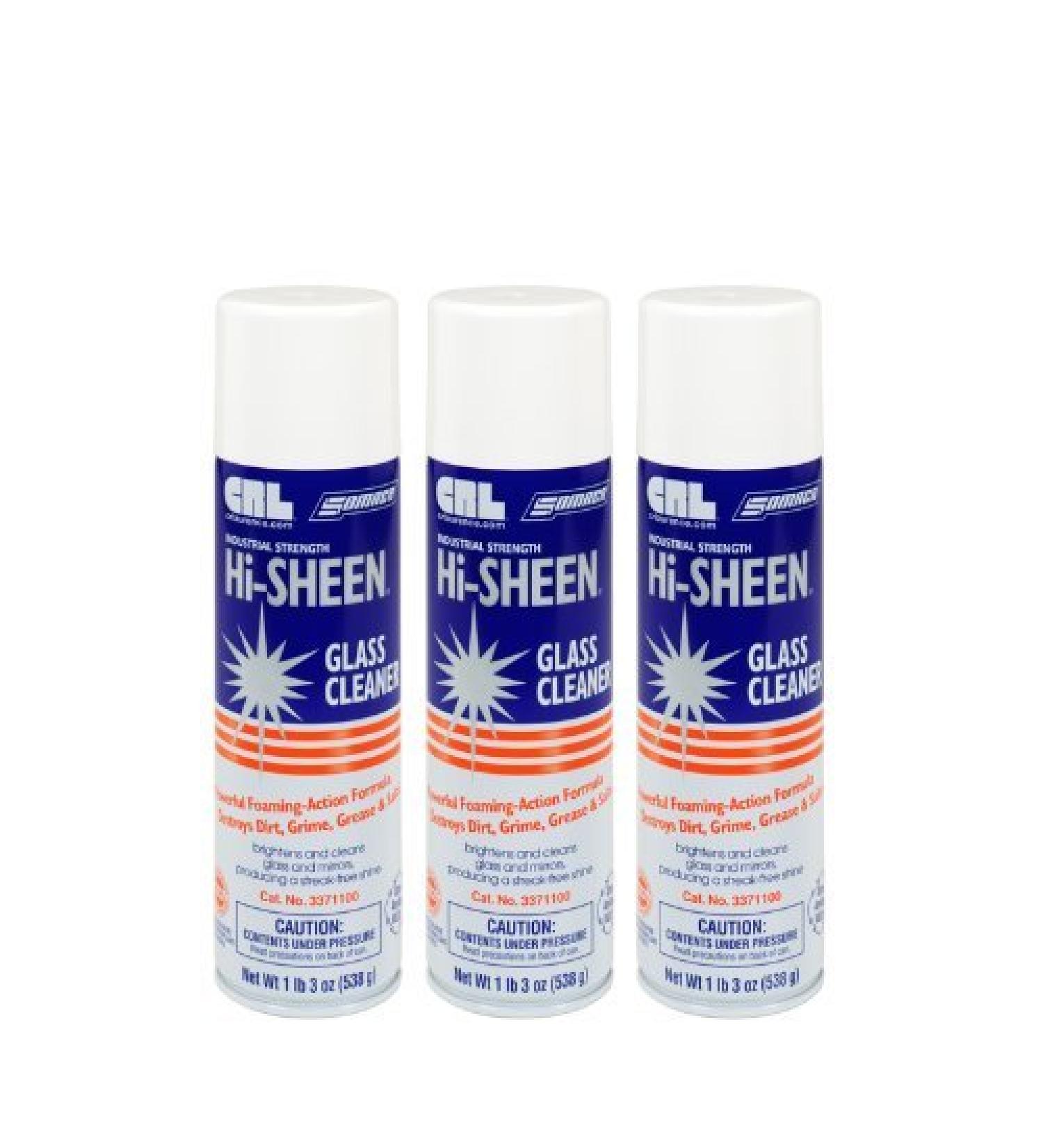 Somaca Hi Sheen Glass Cleaner - Pack of 3 Cans 1.18 Pound (Pack of 3)