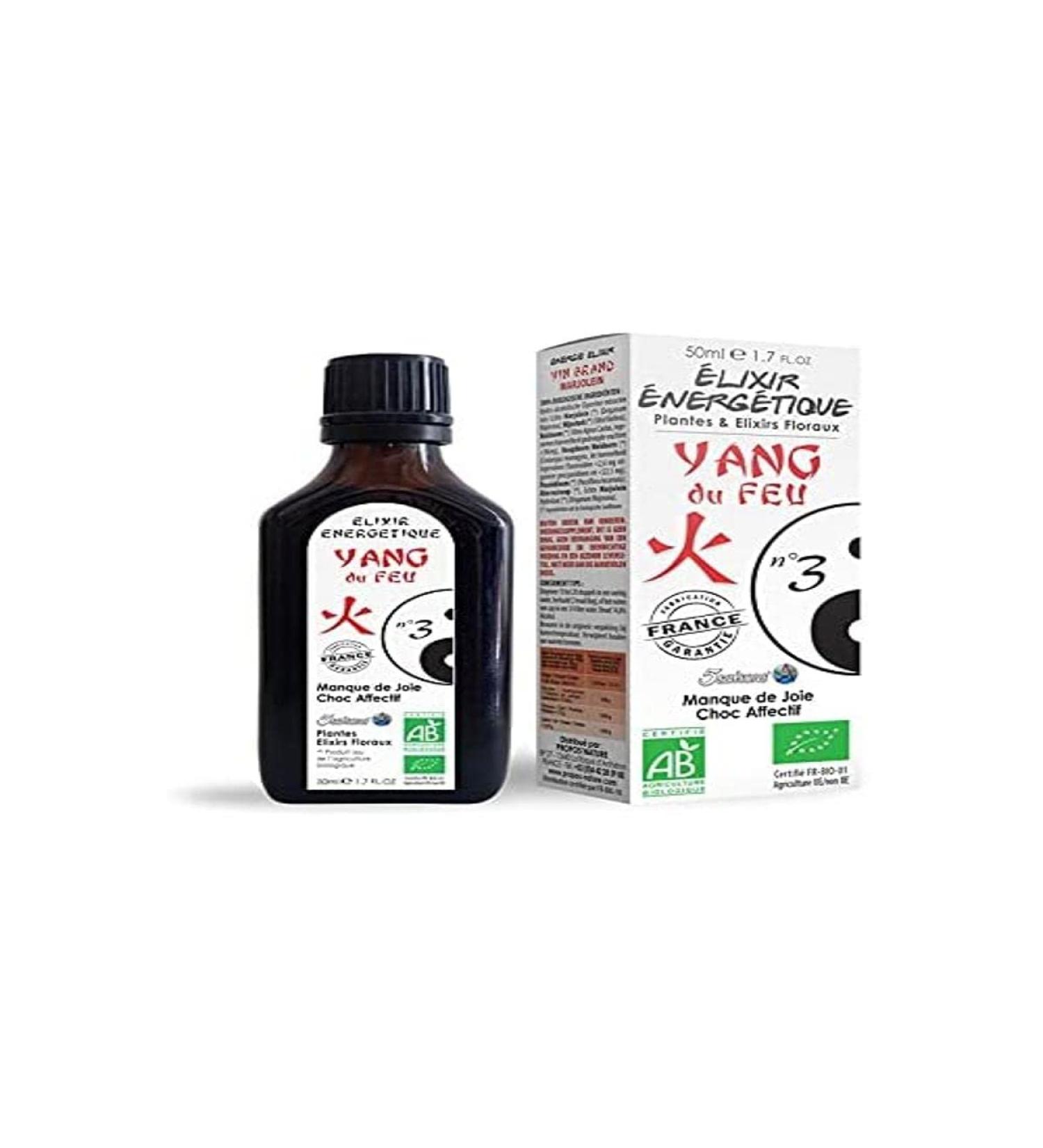 PROPOS'NATURE Organic Energy Elixir No. 3 - Fire Yang (Heart) - 50 ml - 5 Seasons Laboratory