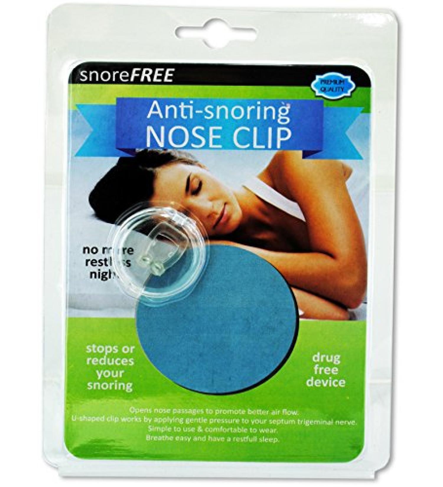 Anti-Snoring U-Shaped Nose Clip for Better Sleep - Stop Snoring Instantly - Buy Online on GoSupps.com