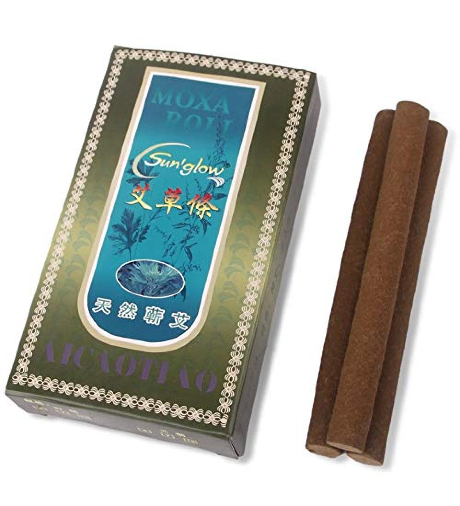 BANGHA Moxa Rolls - Handmade Smoky Wormwood Moxibustion Rolls (30pcs 7x120mm) - Best for Pain Relief & Wellness - Buy Online on GoSupps.com