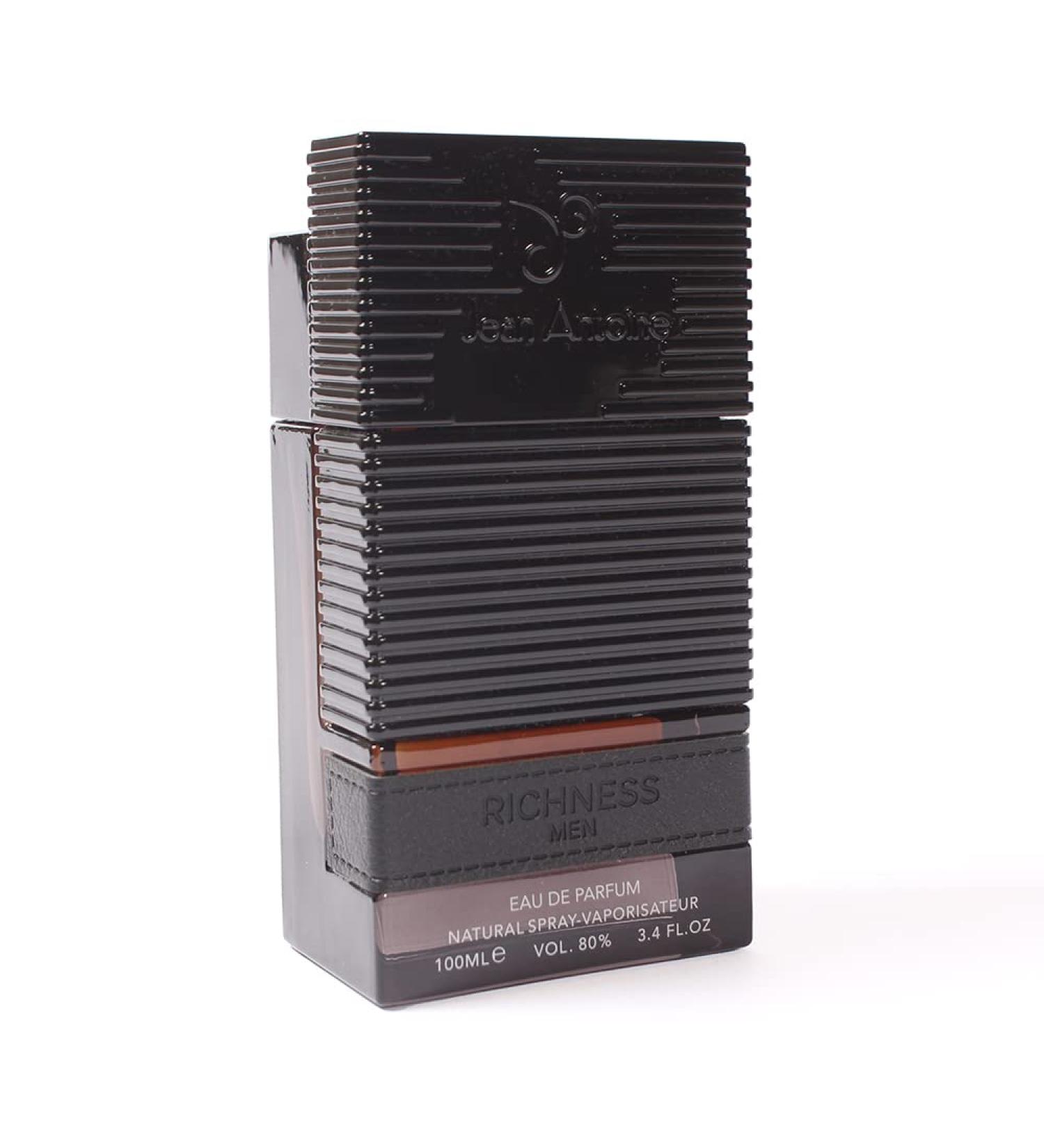 Almas Perfumes Jean Antoine Richness Eau De Parfum Spray - Sweet Smelling Spray - 3.4 Fl Oz (100 ml) - Long-Lasting Aroma - Luxurious Scent of Arabia for Men - Buy Online on GoSupps.com