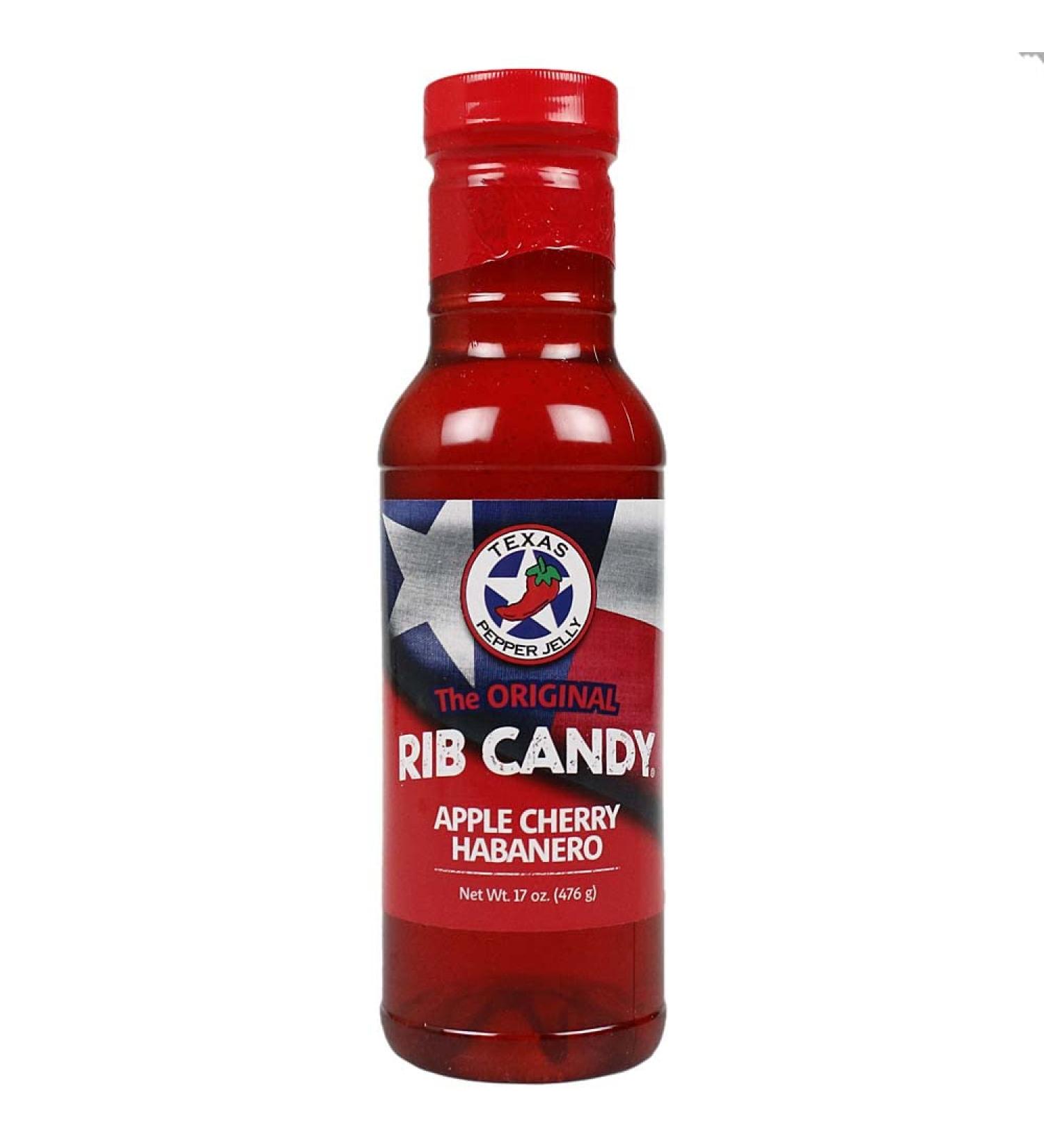 Rib Candy Apple Cherry Habanero Sauce - 17oz Bottle - Buy Online on GoSupps.com
