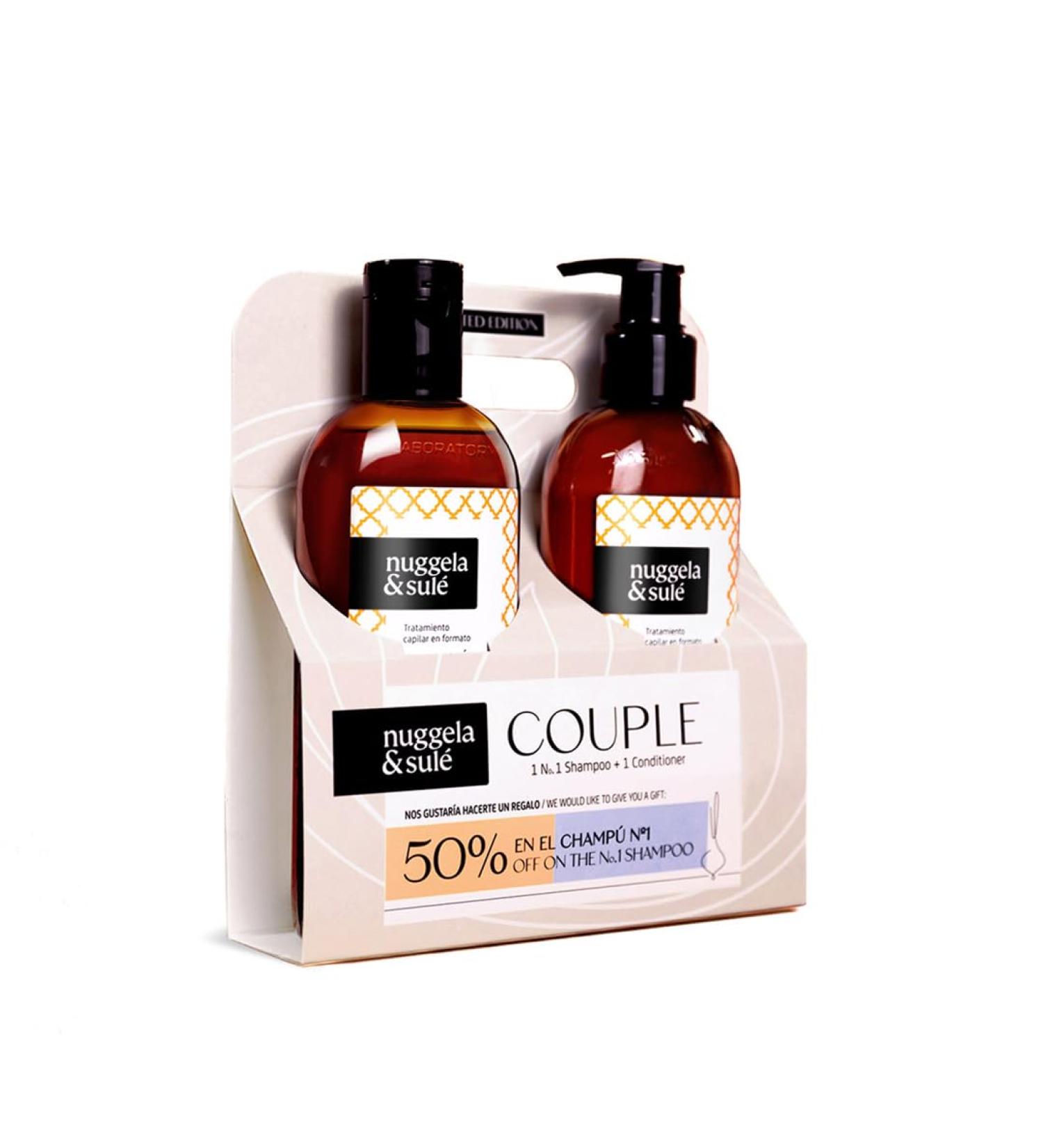 Nuggela & Sul COUPLE PACK: #1 Shampoo + Moisturizing Conditioner. Limited Edition 2024-50% Off Shampoo 2 x 250ml - Buy Online on GoSupps.com
