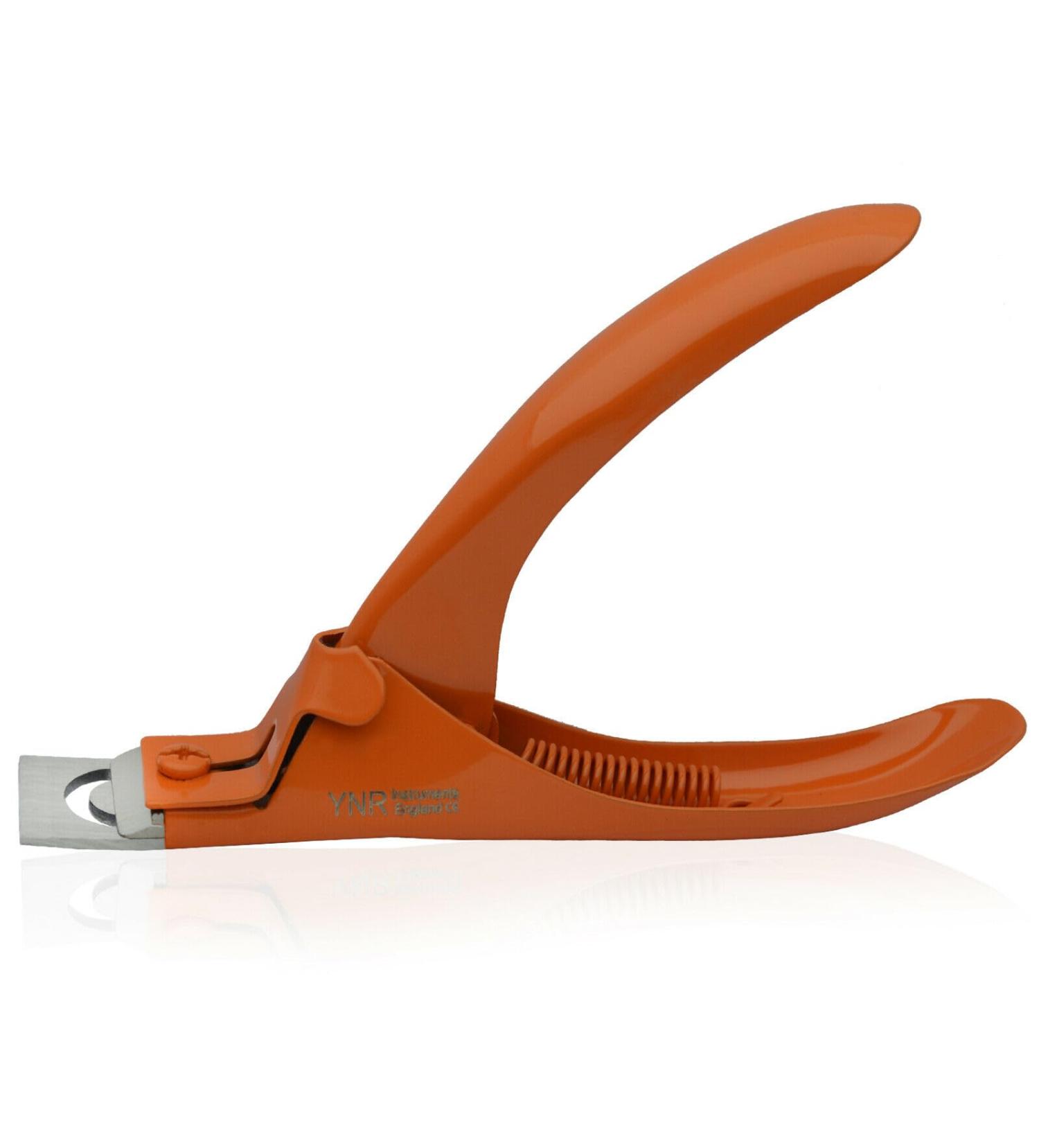 YNR 3 Way Acrylic Nail Clipper UV Gel False Fake Nail Cutter Professional Salon & Manicure Art Tool (Orange) - Buy Online on GoSupps.com