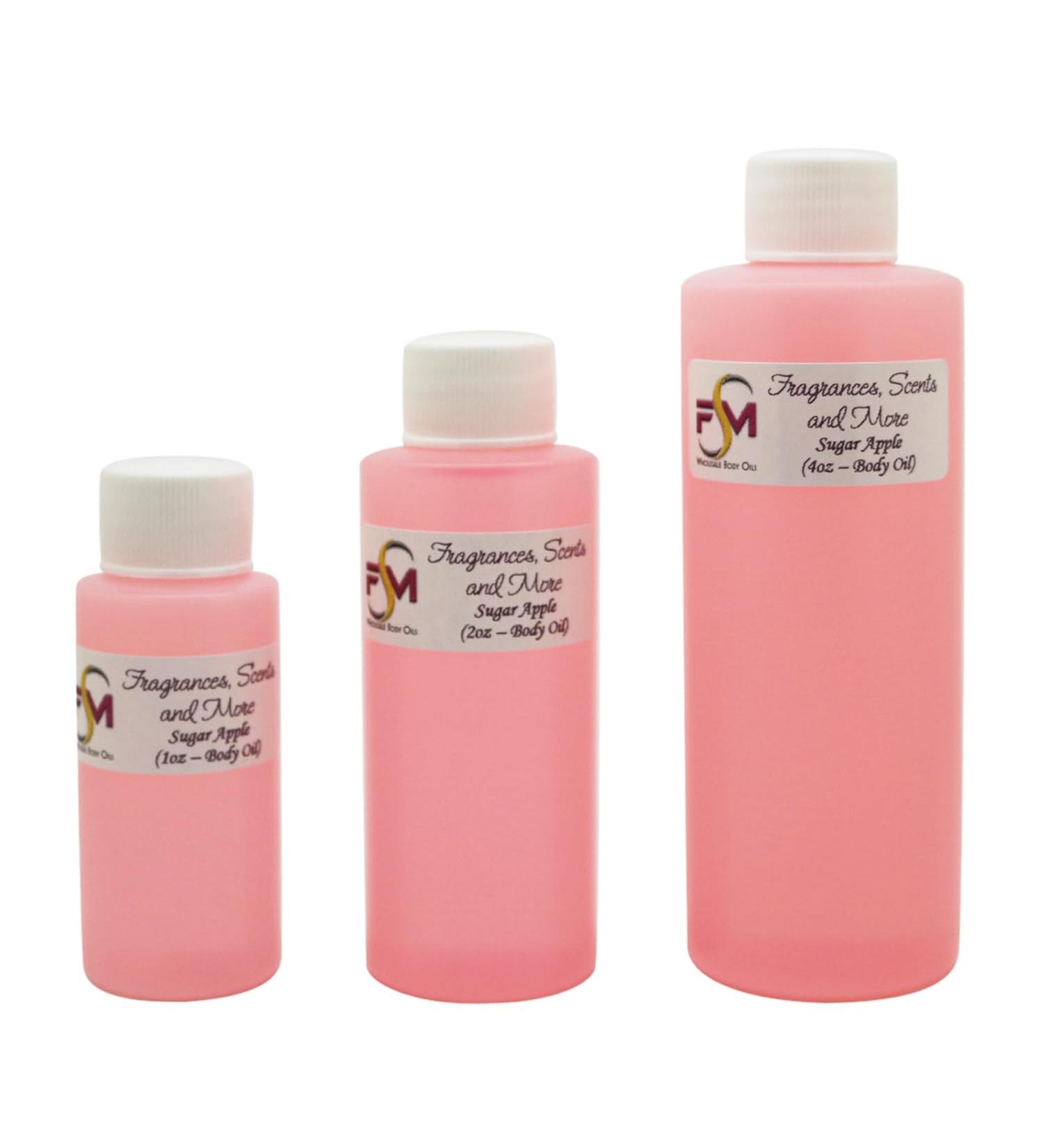 Sugar Apple Fragrance Oil - 2 Fl Oz Plastic Bottle (60ml) 2 Fl Oz (Pack of 1)