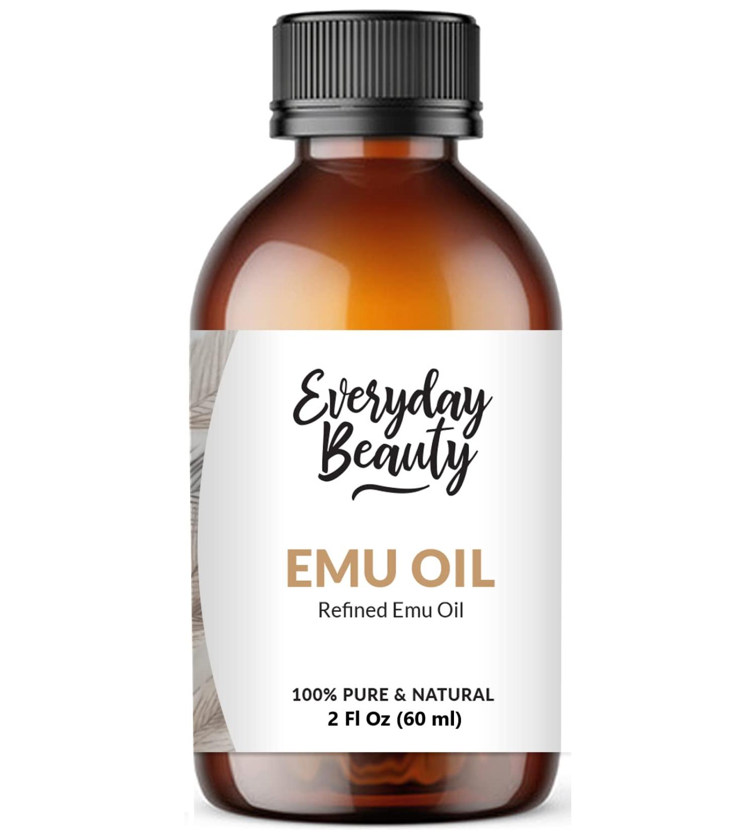 Pure Australian Emu Oil - 6X Refined for Skin, Hair & Hydration - Natural Omega 3 for Sensitive Skin, Hair Growth, Scars & Blemishes - Buy Online on GoSupps.com
