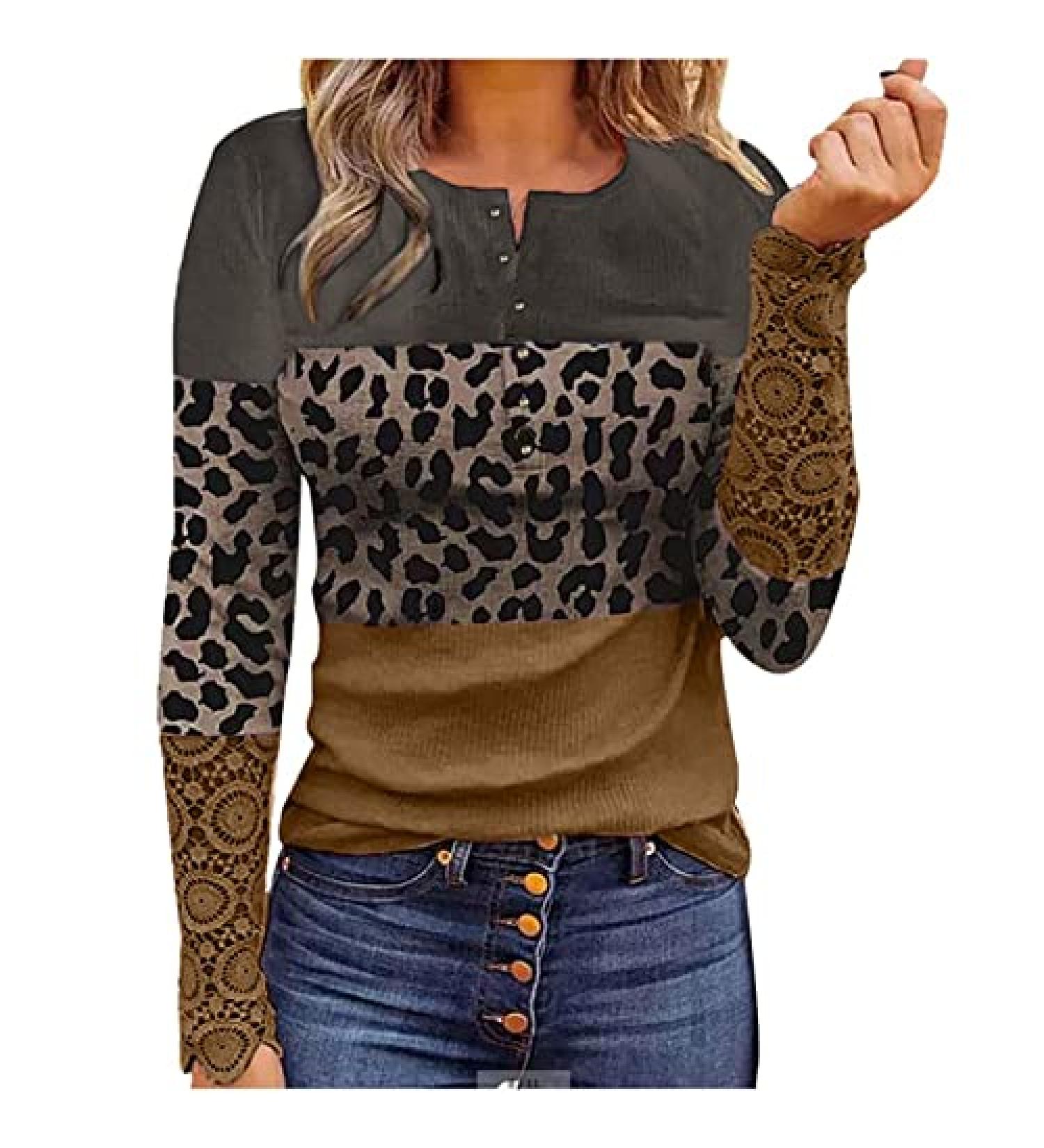 Color Block Lace Long Sleeve Henley Romper Bathing Suit - Bronze, X-Large - Buy Online on GoSupps.com