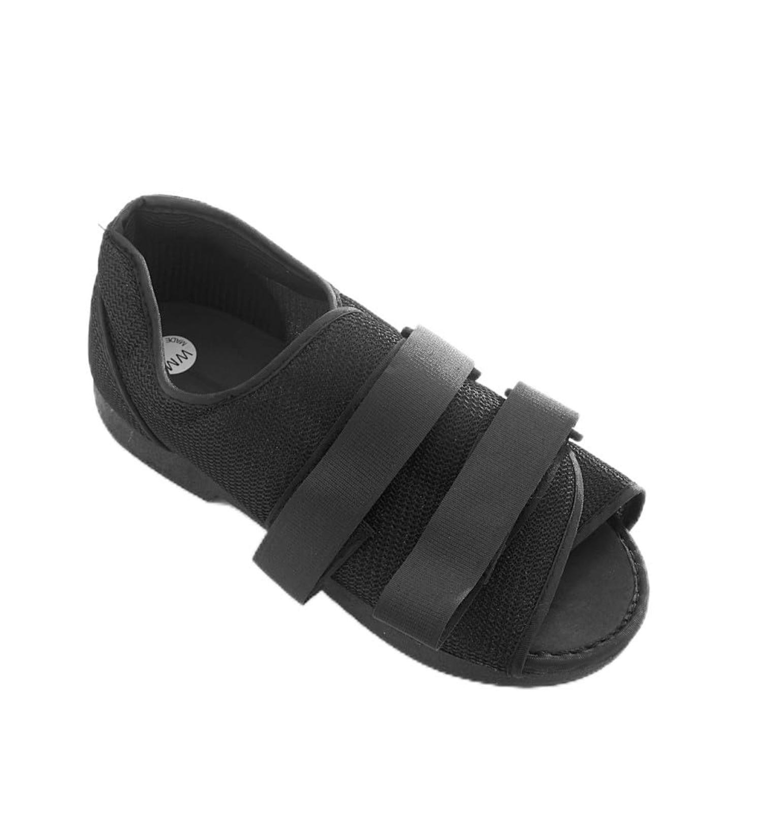 MediChoice Post-Op Shoe Foam-Padded Hook & Loop Closure Canvas Men's Small Black 1314OSG6331 (1 Each)