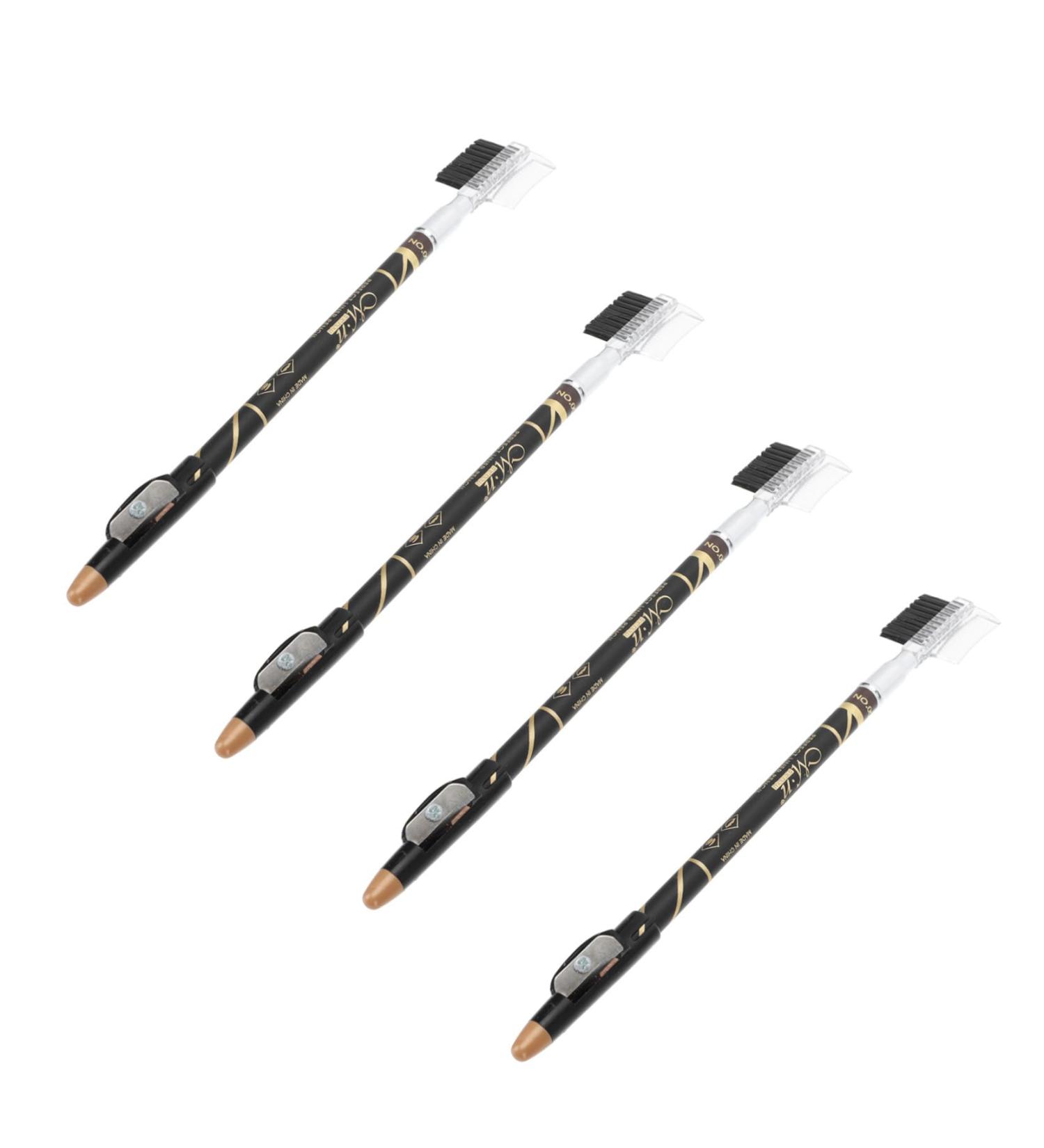 FOMIYES 4pcs Two-in-one Eyebrow Pencil Wire Pulling Tools Eyelash Separator Tool Makeup Pens Modify Miss - Buy Online on GoSupps.com