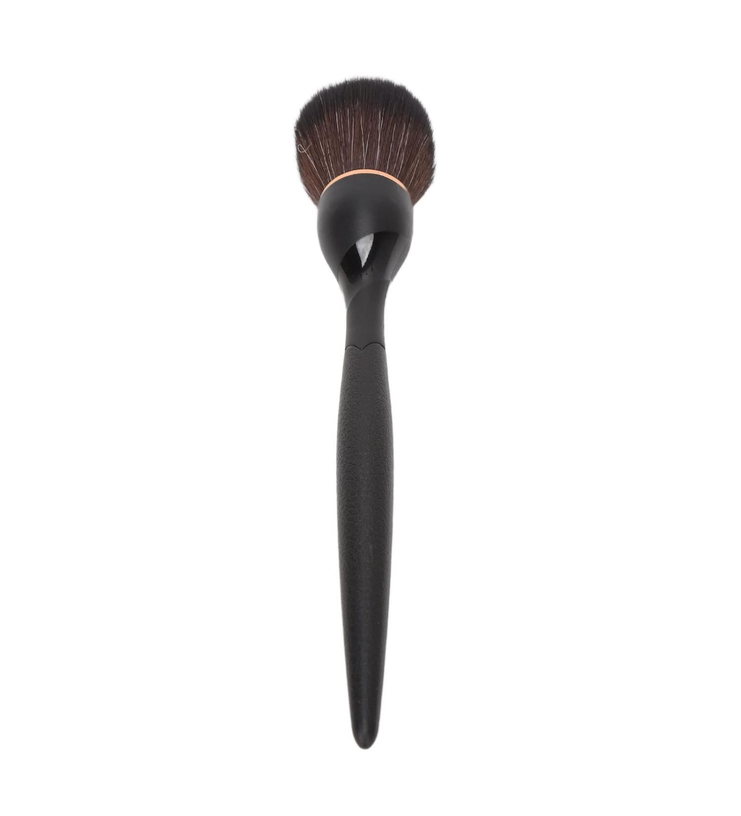 Verdant Touch Cosmetic Brush Blush Brush Professional Portable Synthetic Fiber Loose Powder Brush for Women Black - Buy Online on GoSupps.com