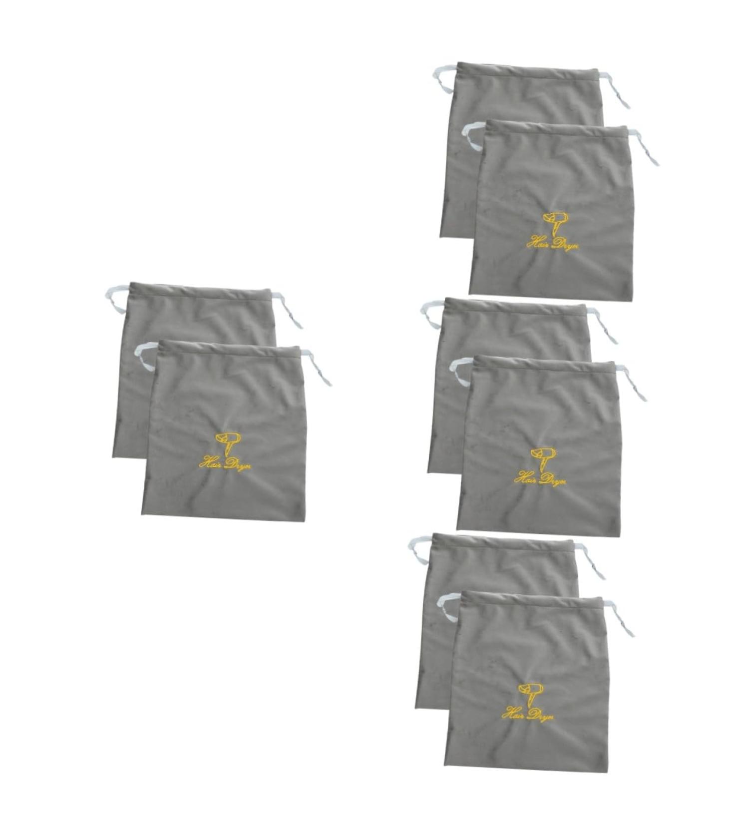 TOVINANNA 8 Pcs Hair Dryer Storage Bag Blow Dryer Travel Hair Dryer Blowdryer Drawstring Bag Fabric Grey 25.00X22.00X0.50CMx4pcs Greyx4pcs - Buy Online on GoSupps.com