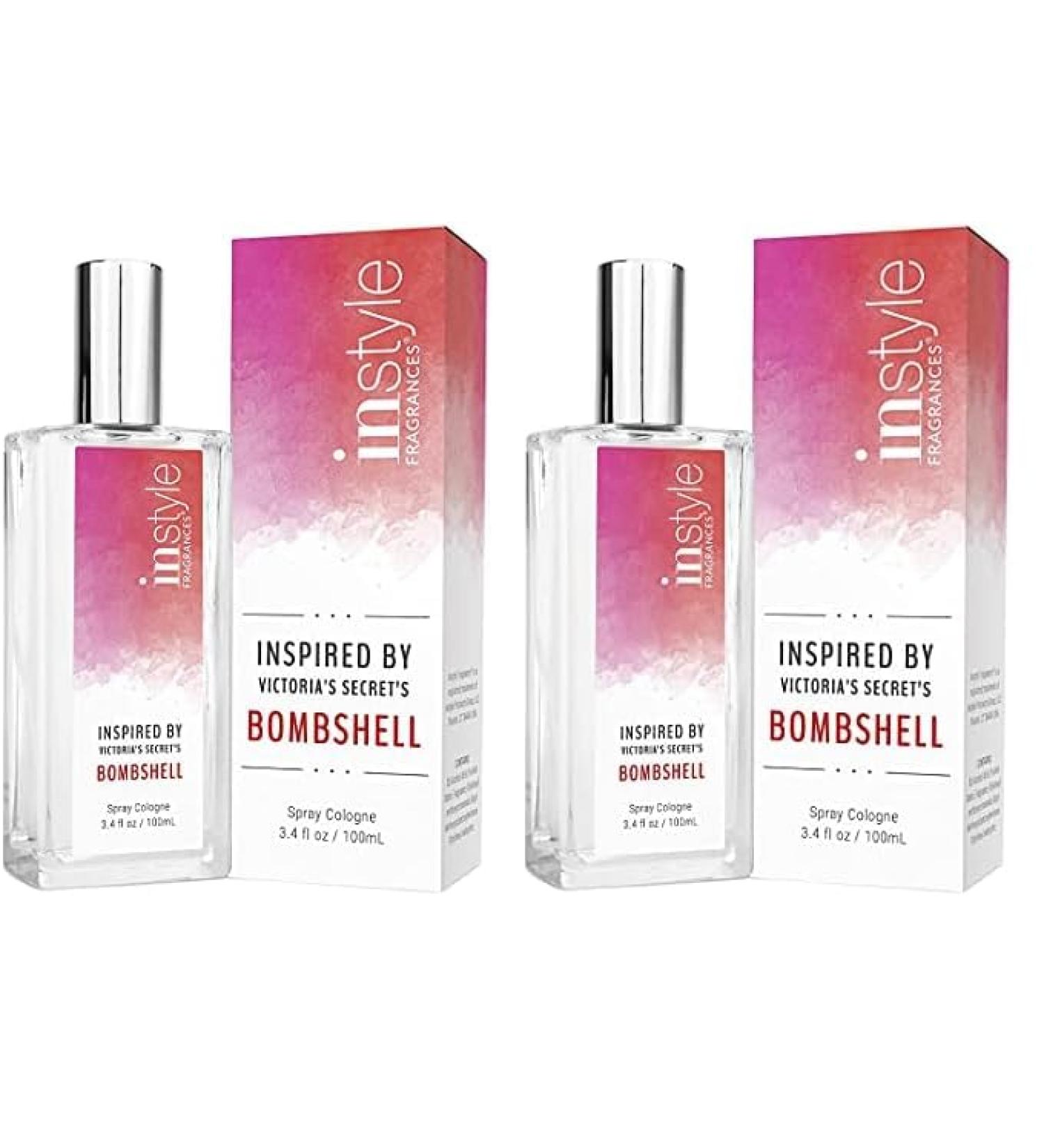 Instyle Fragrances | Inspired by Victoria's Secret's Bombshell | Women s Eau de Toilette | Vegan and Paraben Free | 3.4 Fluid Ounces (Pack of 2) - Buy Online on GoSupps.com