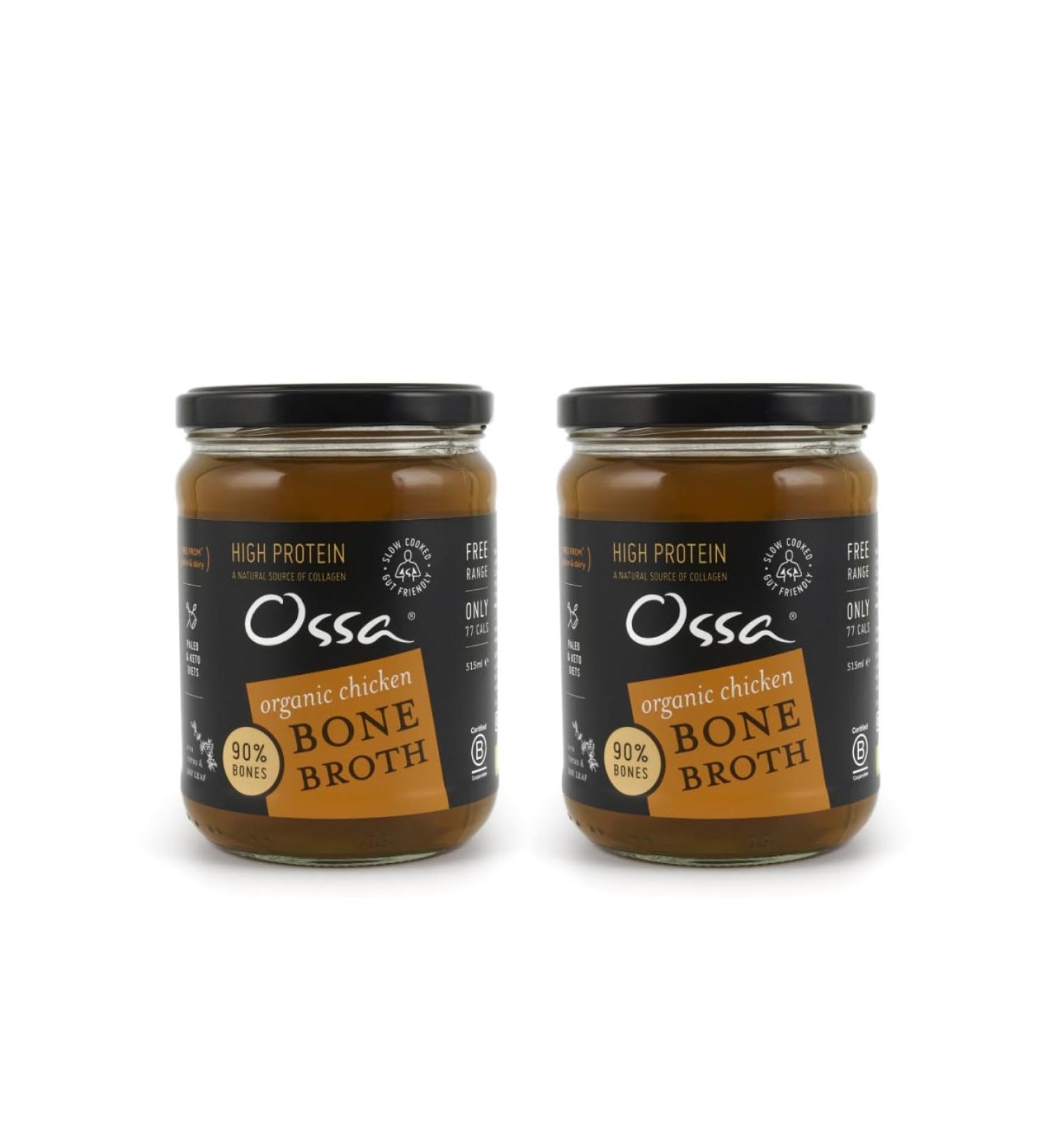 Ossa Chicken Ambient Bone Broth High-Protein Broth Preservative-Free Soup & Cooking Essential Keto & Paleo-Friendly Soup M - Buy Online on GoSupps.com