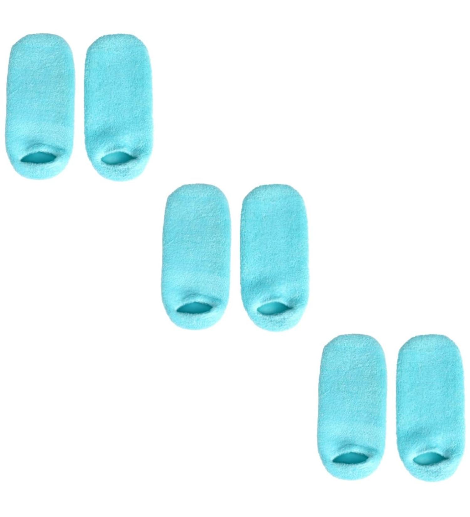 FRCOLOR 3 Pairs Ankle Socks Foot Bath Socks Spa Moisture Moisturising Foot Socks Women's Socks Moisturising Heel Socks Anti-Tear Socks Ripstop Socks Gel - Buy Online on GoSupps.com