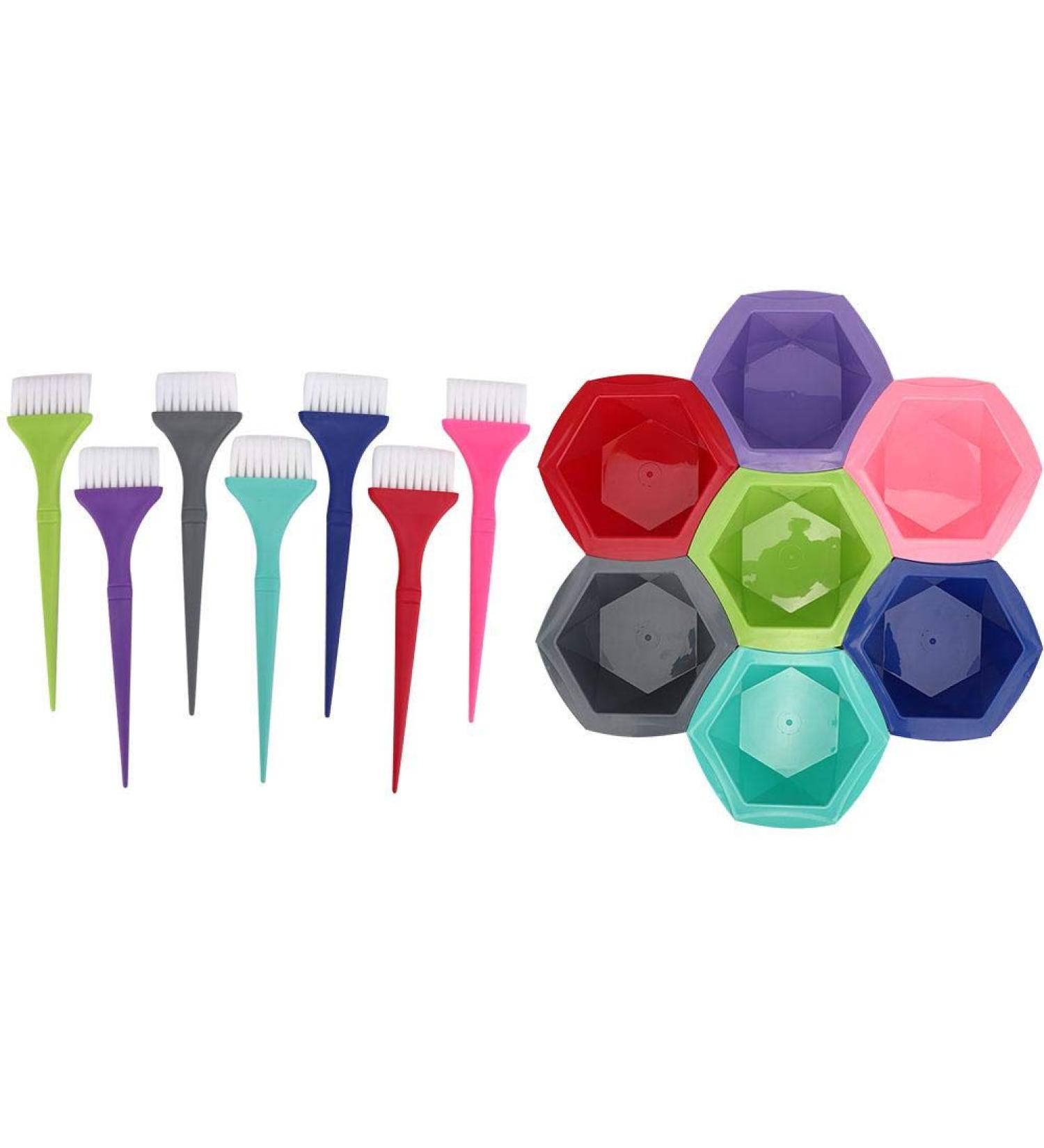 Professional Hair Dye Set: Coloring Brush & Bowl 7-Piece Bleaching & Tint Tools for Salon Quality Results - International Shipping Available - Buy Online on GoSupps.com