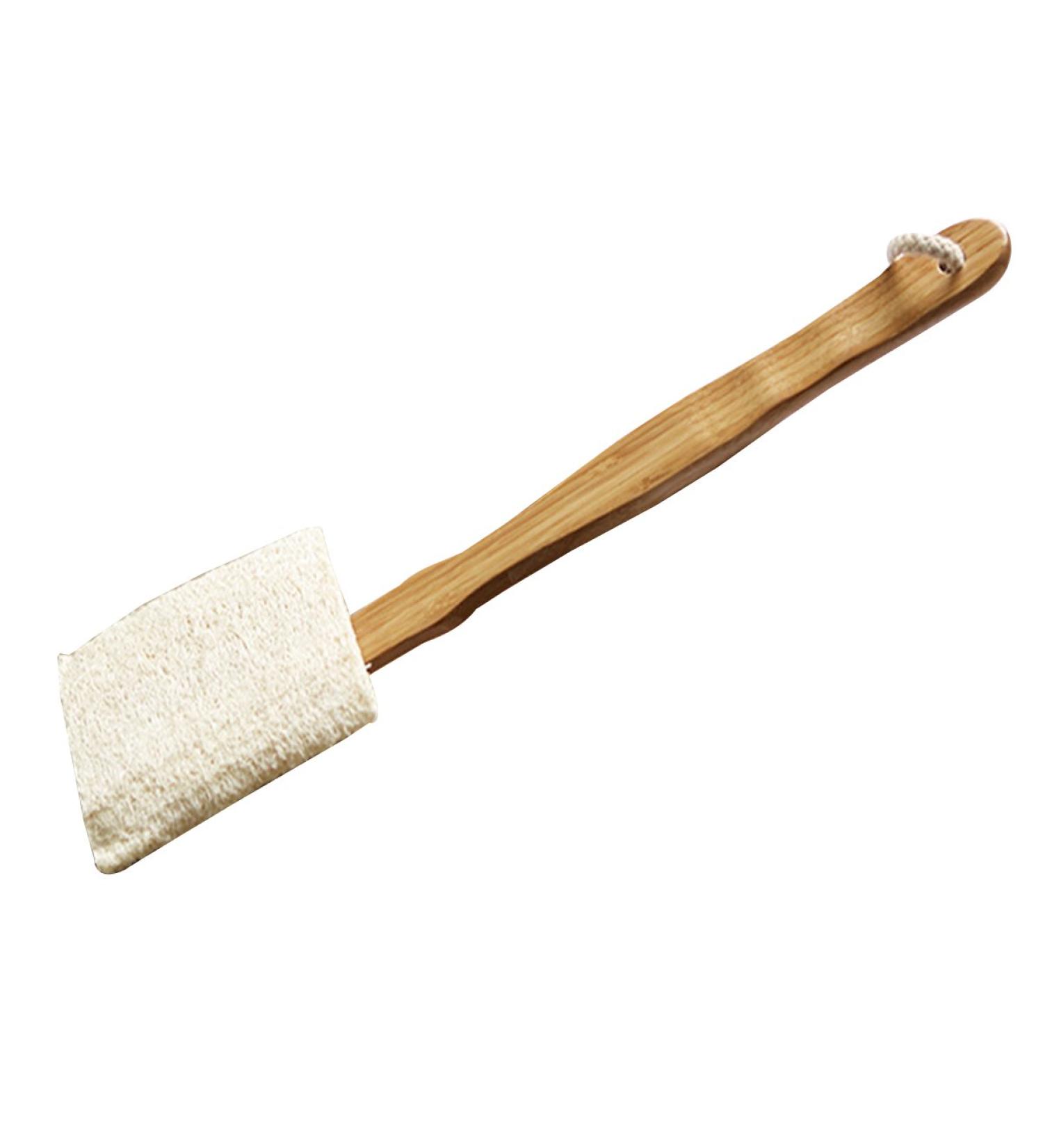 ROSENICE Loofah Brush Bath Brush with Long Handle - Removable & Perfect for All Skin Types | International Shipping Available - Buy Online on GoSupps.com