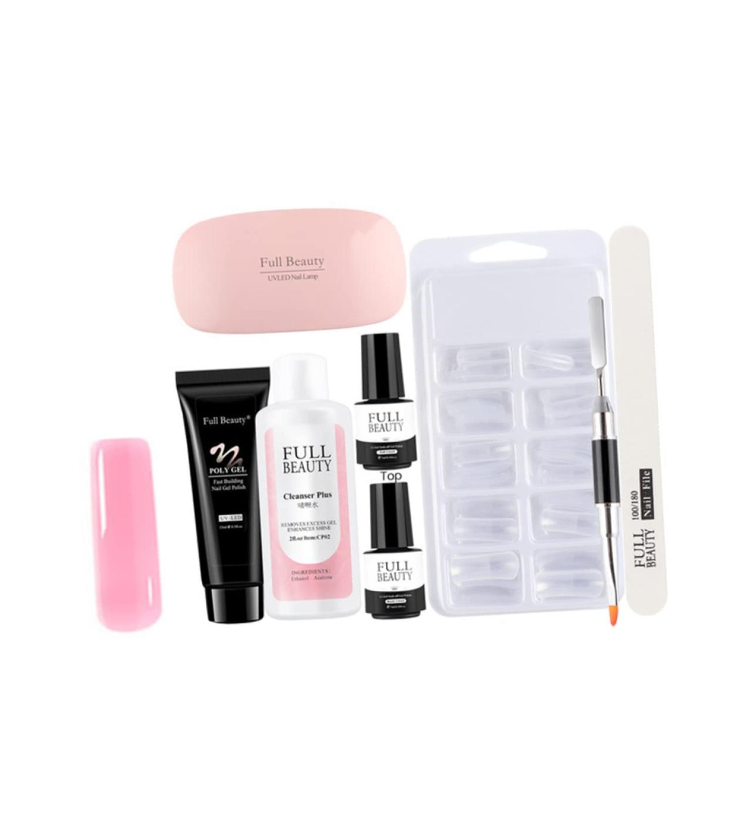 FRCOLOR 1 Set Pieces Manicure Tools Set Nail Builder Kit Soak off Nail Extensions Poly Extension Kit Press on Nails Grooming Kit Nail Art Tool Nail Extension Tips Plastic Lengthen Decorate 17.8x1.5cm As Shown - Buy Online on GoSupps.com