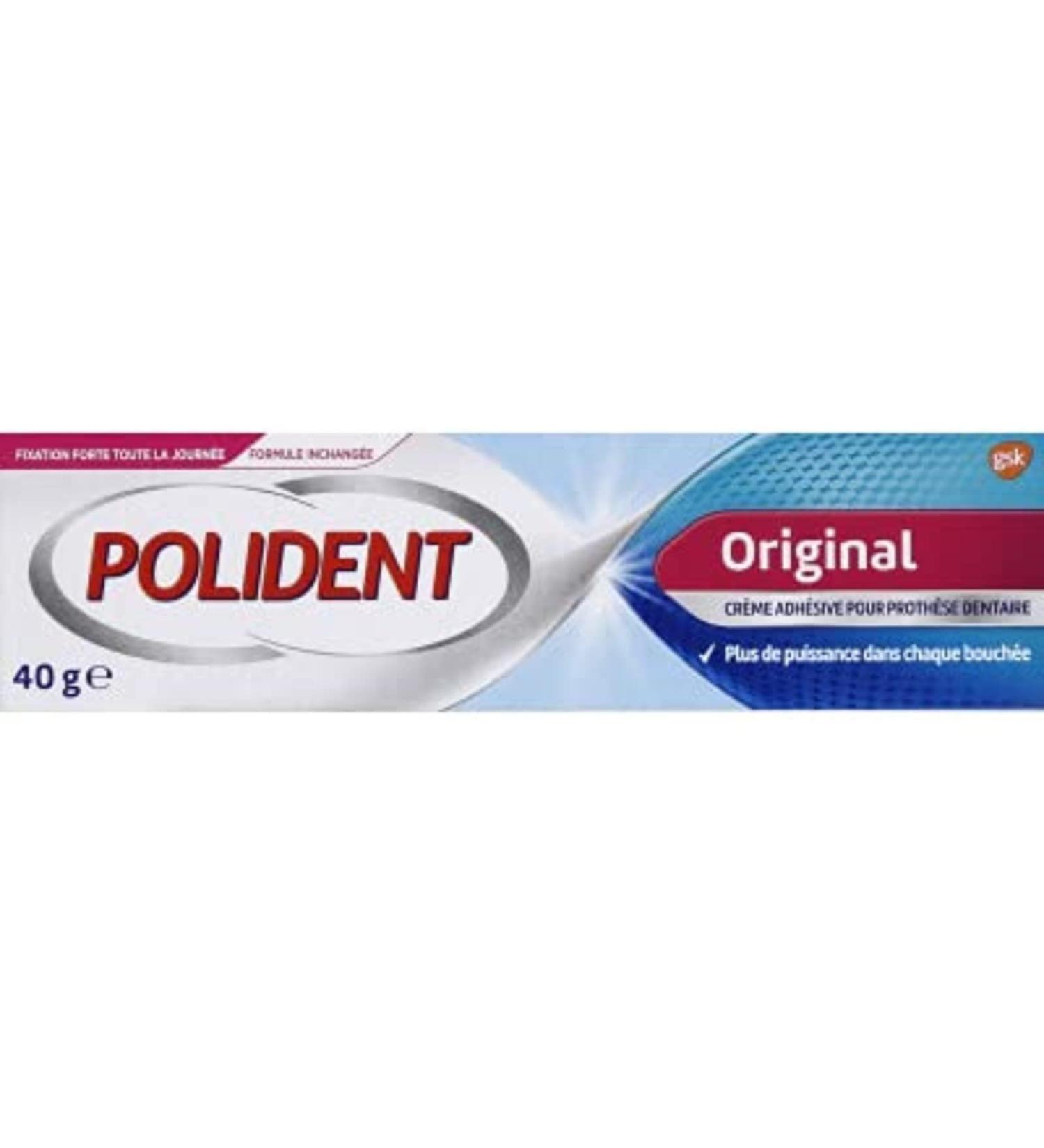 Polident Original Cr me Fixative Forte Pour Proth ses Dentaires Partielles ou Compl tes Go t Menthol 40g - Buy Online on GoSupps.com