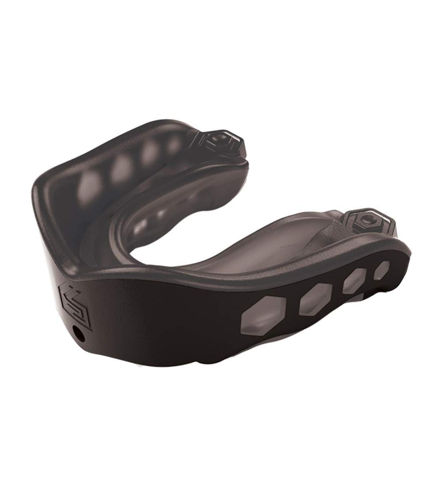 Shock Doctor Mundsprung Gel Max Schwarz - Optimal Protection for Sports & Activities | International Shipping Available - Buy Online on GoSupps.com