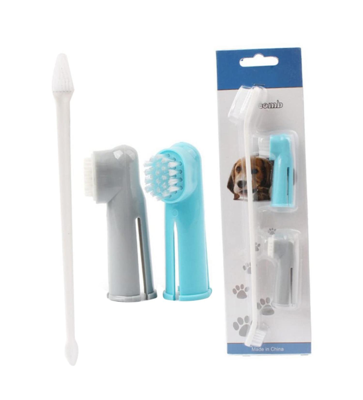 BESPORTBLE 4 Set Toothbrush for Dog Toothbrush for Toothbrush and Toothpaste Dog Tooth Cleaner Dog Toothbrushes - Buy Online on GoSupps.com