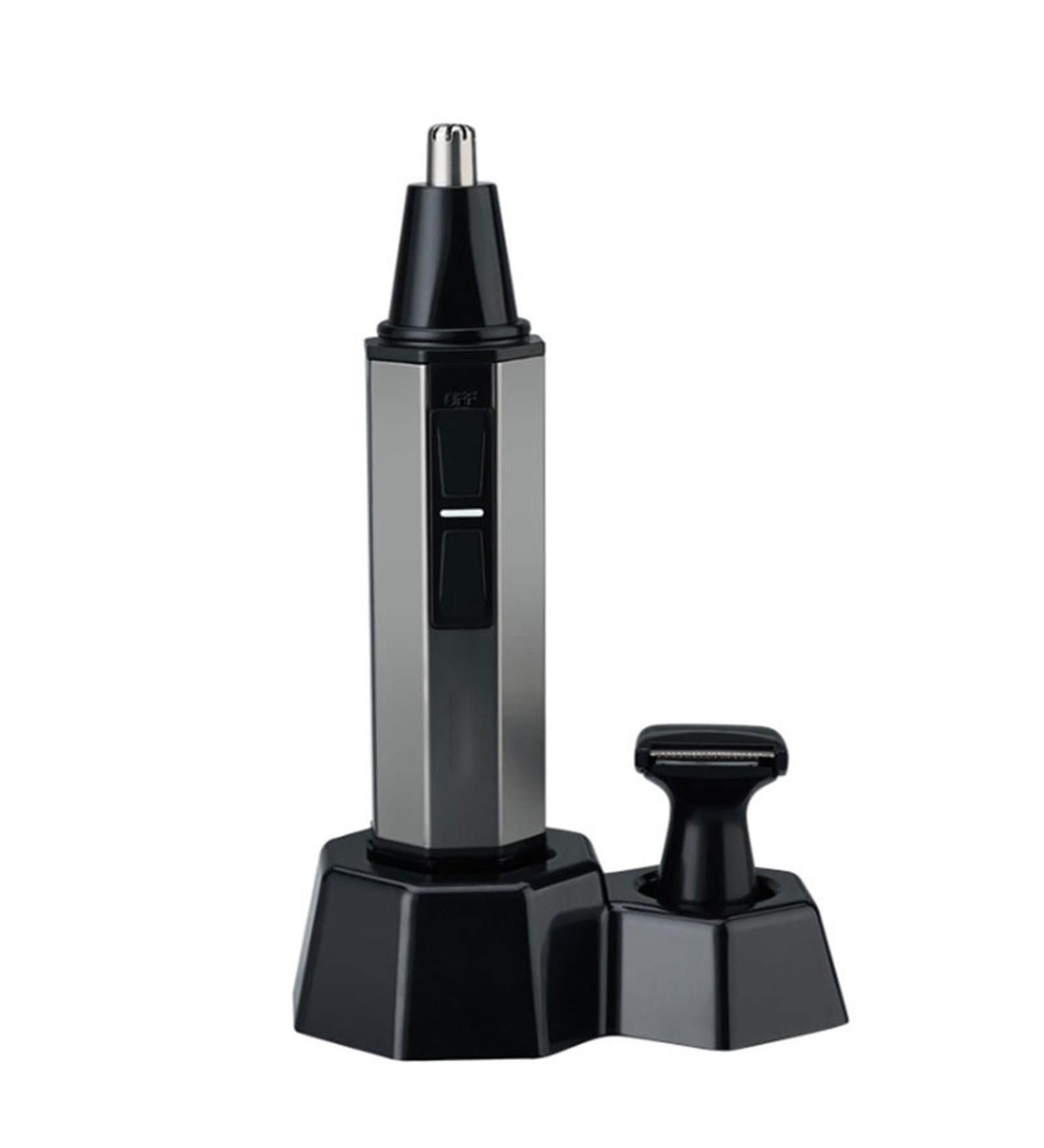 Nose Hair Trimmer for Men - 2 in 1 Rechargeable Ear & Nose Trimmer Waterproof Facial Hair Clipper with Flashlight Easy to Use & Clean - Buy Online on GoSupps.com